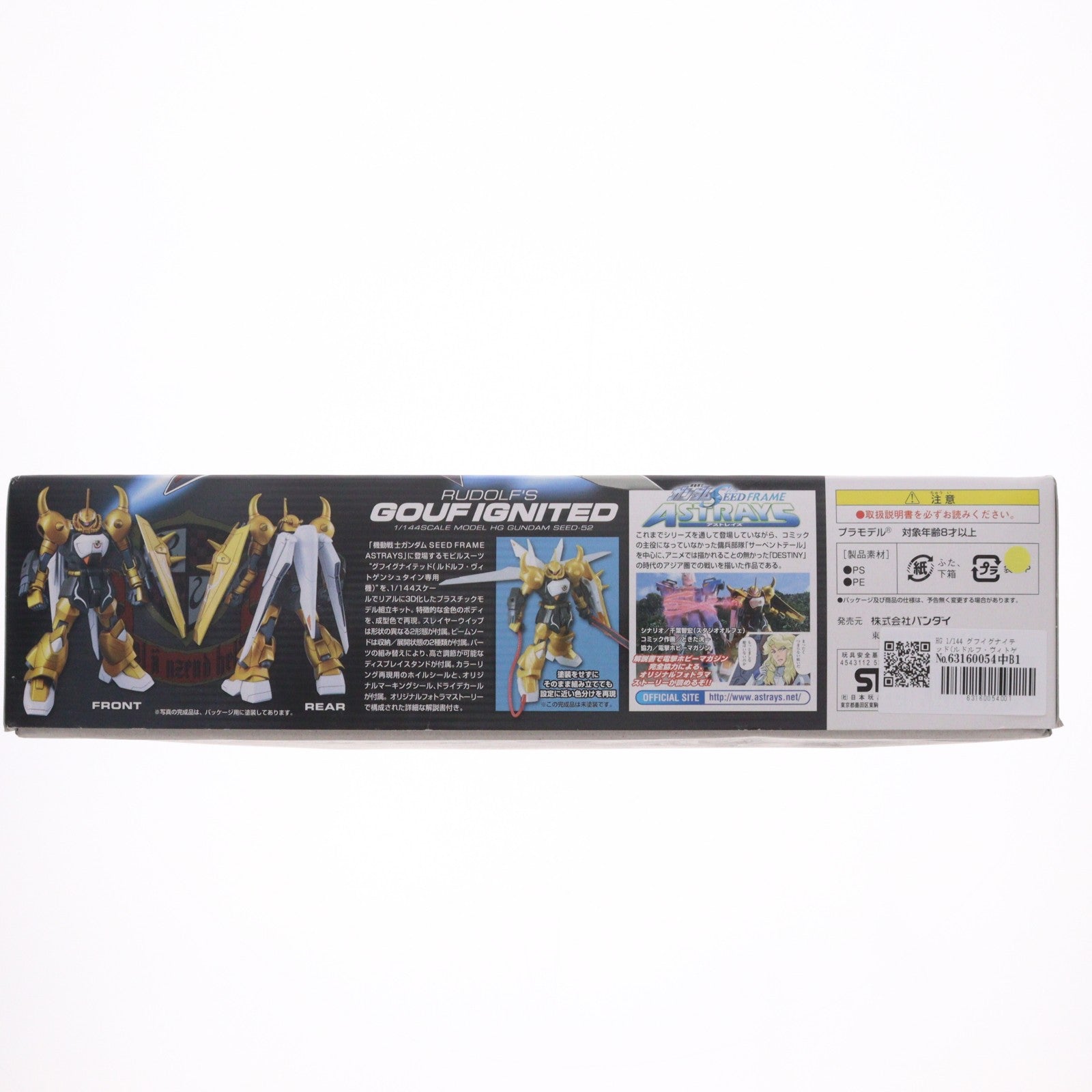 【中古即納】[PTM] HG 1/144 グフイグナイテッド(ルドルフ・ヴィトゲンシュタイン専用機) 機動戦士ガンダムSEED FRAME ASTRAYS(シード フレイムアストレイズ) プラモデル(0153148) バンダイ(20100825)
