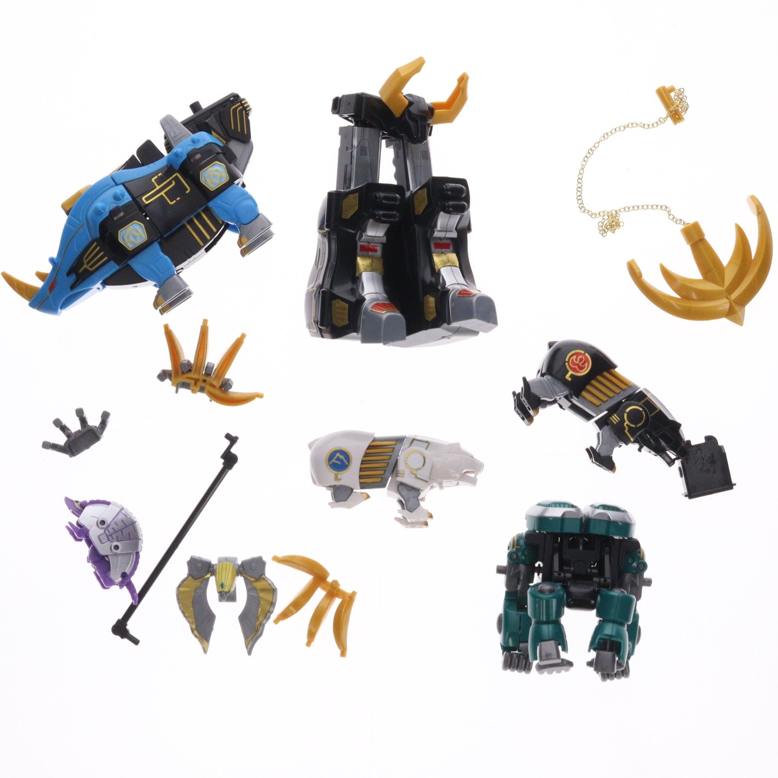 【中古即納】[PTM] (食玩) プレミアムバンダイ限定 SMP[SHOKUGAN MODELING PROJECT] 百獣合体 ガオマッスル/ガオライノス&ガオマジロ 百獣戦隊ガオレンジャー プラモデル バンダイ(20210930)