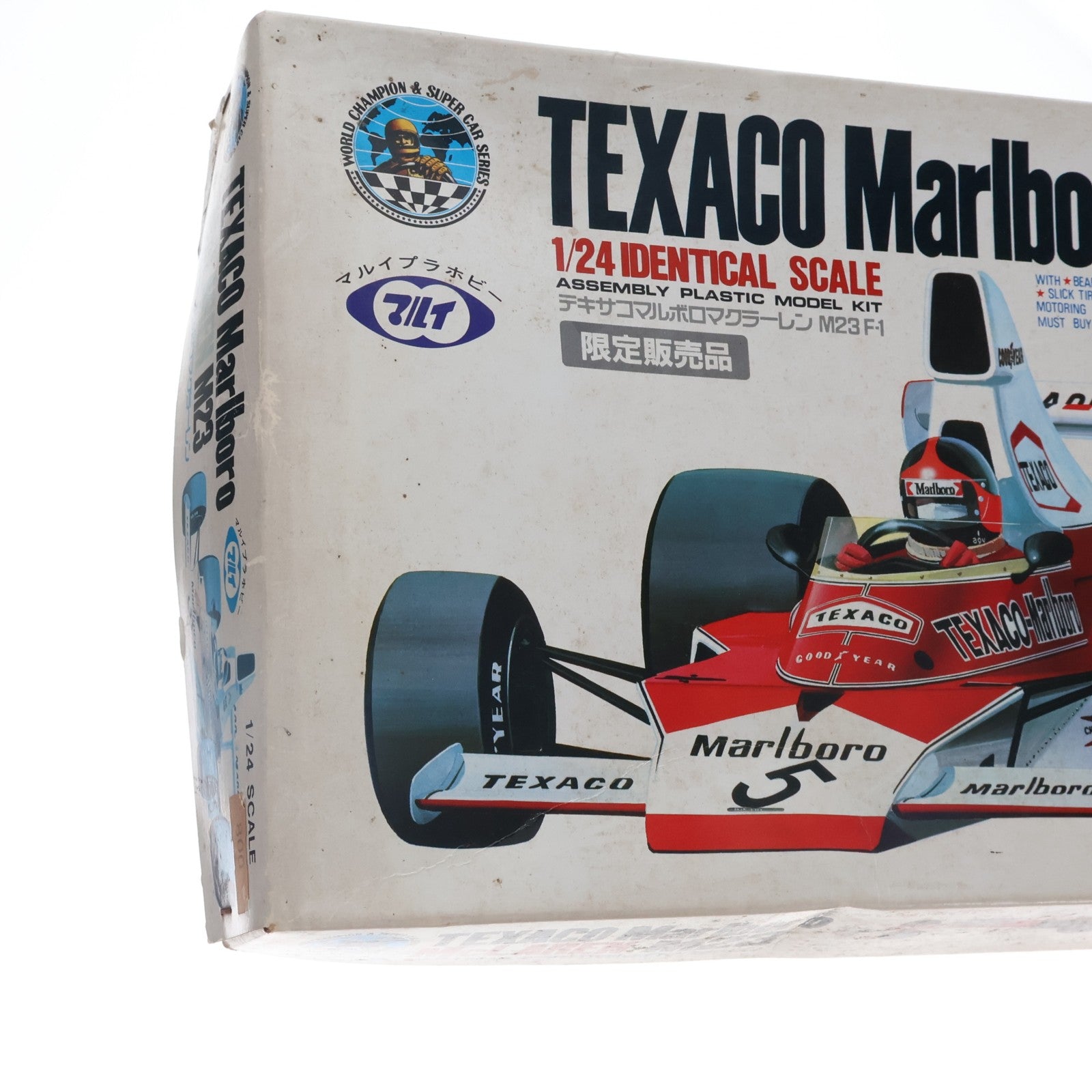 【中古即納】[PTM] ワールドチャンピオン&スーパースポーツカーシリーズ No.2 1/24 テキサコ マルボロ マクラーレン M23 F-1 限定販売品 モーターライズキット プラモデル(MT51W02) 東京マルイ(19991231)