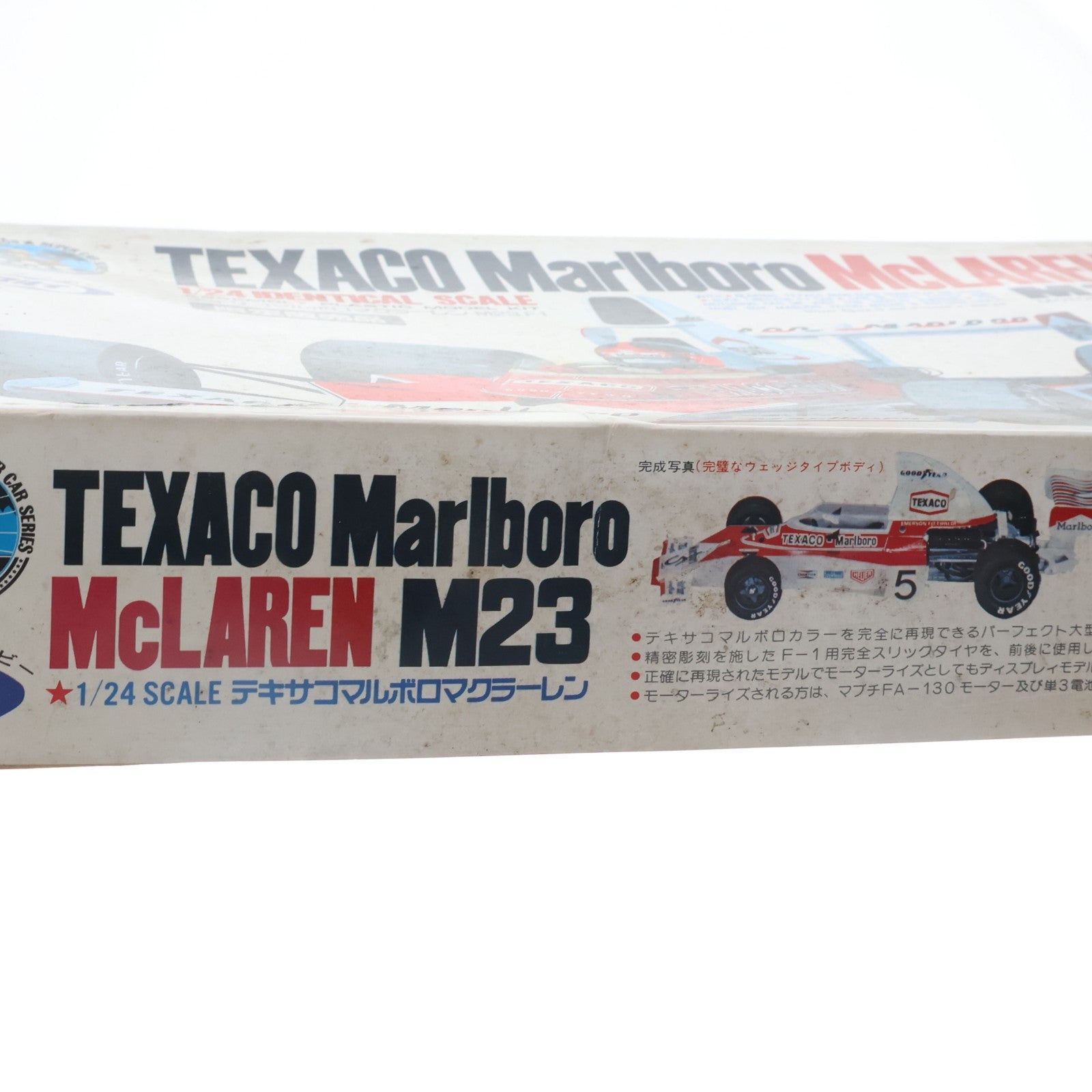 【中古即納】[PTM] ワールドチャンピオン&スーパースポーツカーシリーズ No.2 1/24 テキサコ マルボロ マクラーレン M23 F-1 限定販売品 モーターライズキット プラモデル(MT51W02) 東京マルイ(19991231)