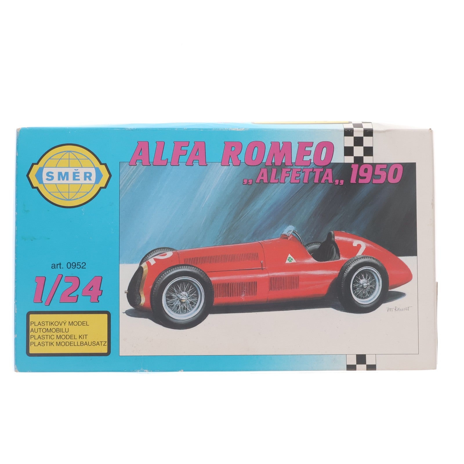 【中古即納】[PTM] 1/24 アルファロメオ ティーポ159 アルフェッタ 1950 プラモデル(952) SMER(セマー)(20130531)