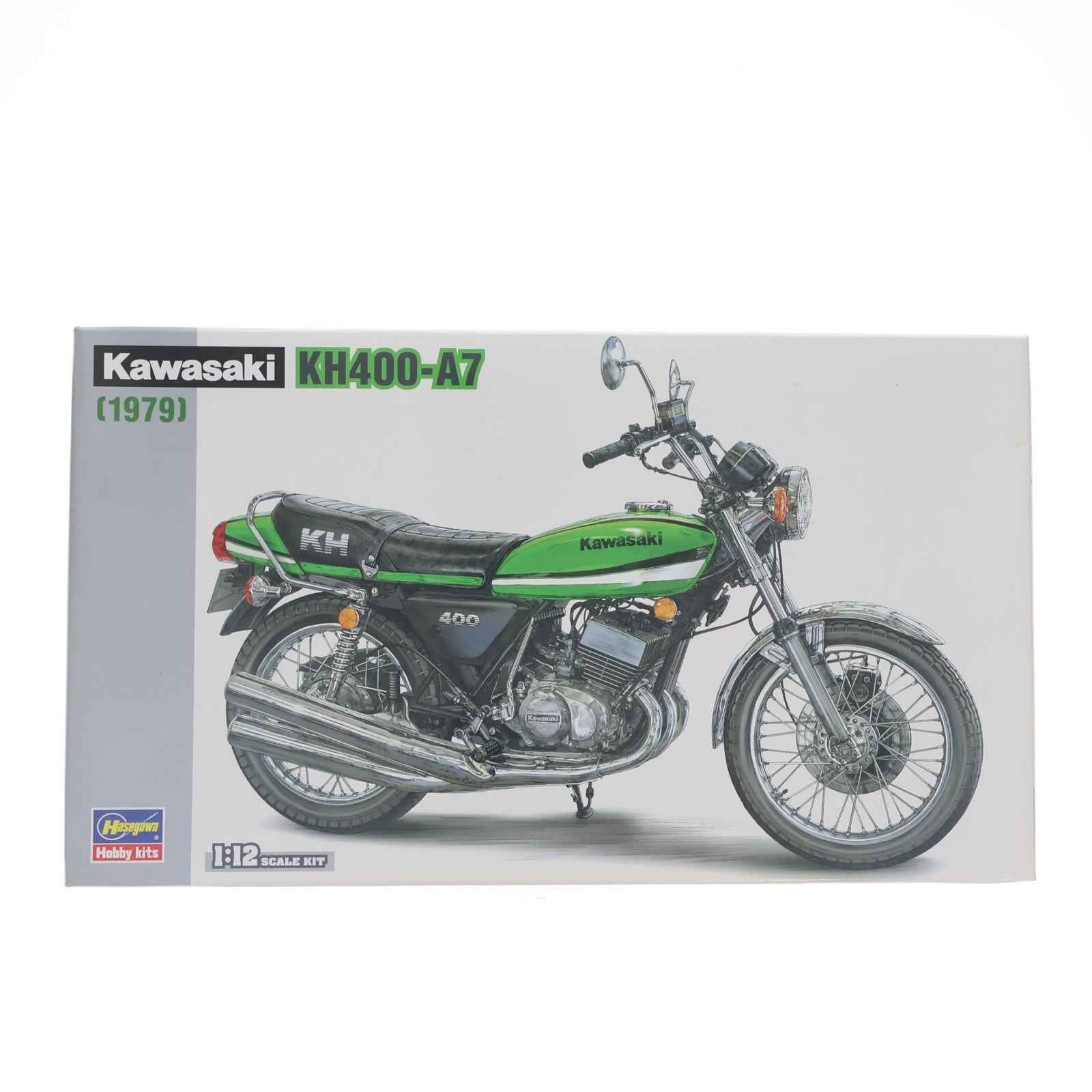 【中古即納】[PTM] 1/12 カワサキ KH400-A7 プラモデル(BK6) ハセガワ(20181120)