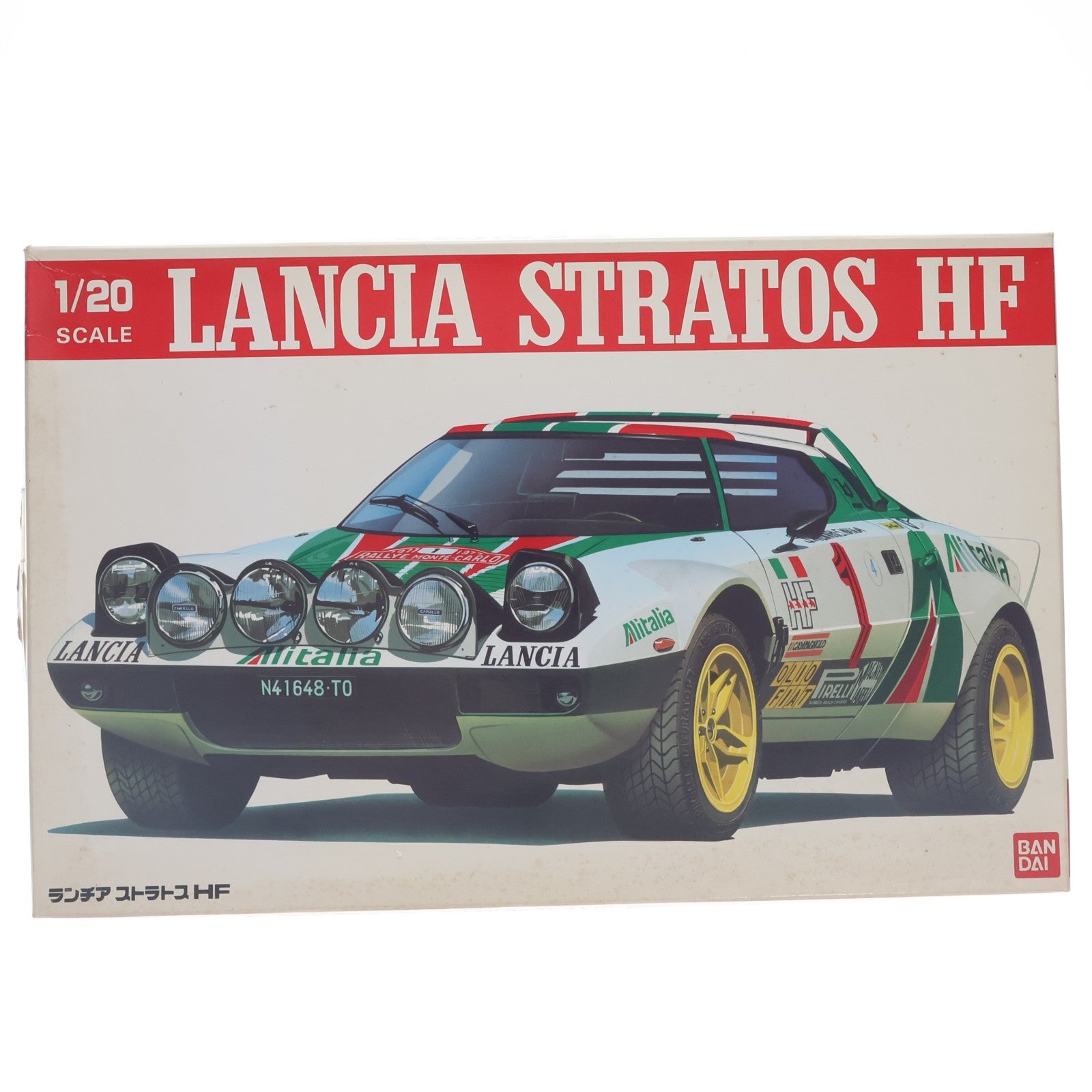 【中古即納】[PTM] 1/20 ランチア ストラトス HF プラモデル(0044201) バンダイ(19941231)