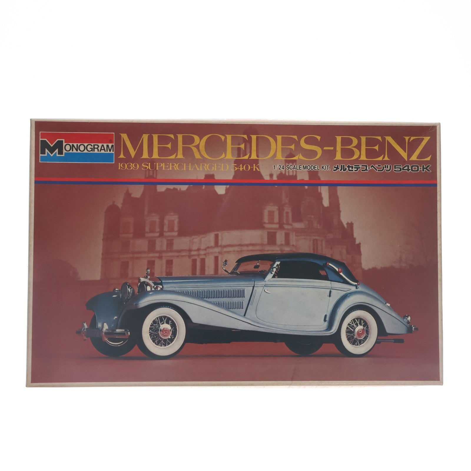 【中古即納】[PTM] クラシックカーシリーズ No.3 1/24 1939 メルセデス・ベンツ 540-K プラモデル(8937) MONOGRAM(モノグラム)/バンダイ(19991231)