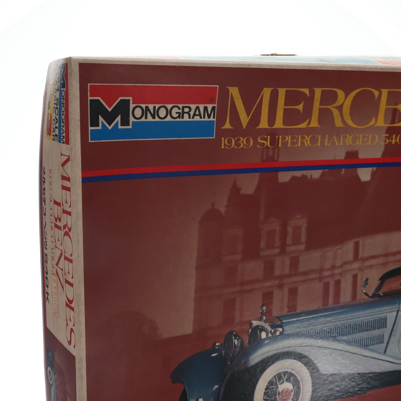 【中古即納】[PTM] クラシックカーシリーズ No.3 1/24 1939 メルセデス・ベンツ 540-K プラモデル(8937) MONOGRAM(モノグラム)/バンダイ(19991231)