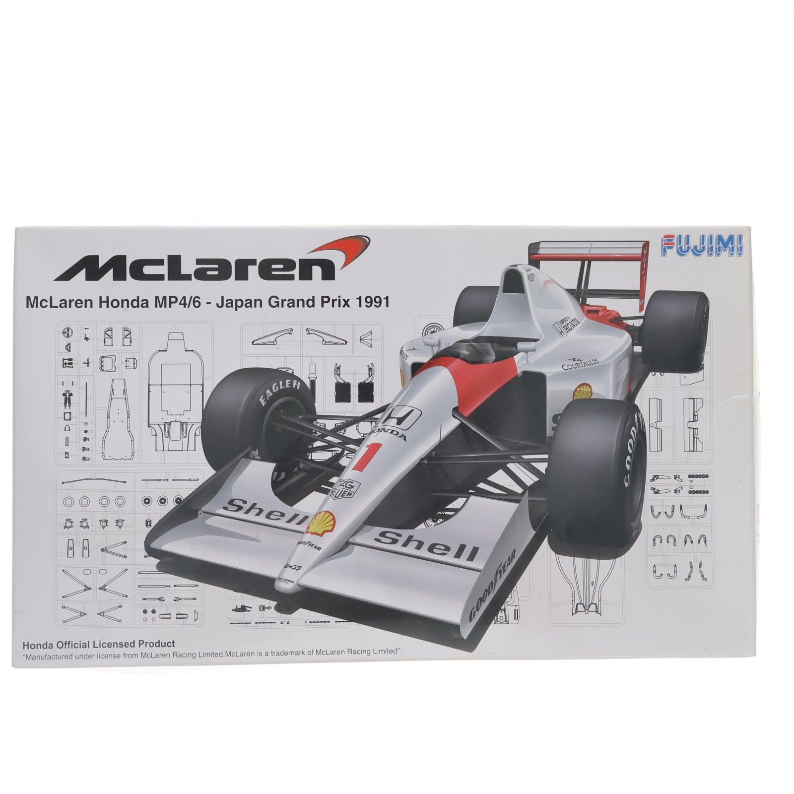 【中古即納】[PTM] グランプリシリーズ No.10 1/20 F1マクラーレン・ホンダMP4/6 プラモデル フジミ模型(FUJIMI)(20170610)