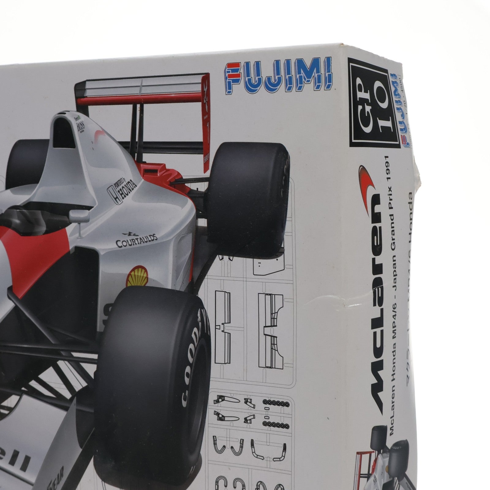 【中古即納】[PTM] グランプリシリーズ No.10 1/20 F1マクラーレン・ホンダMP4/6 プラモデル フジミ模型(FUJIMI)(20170610)