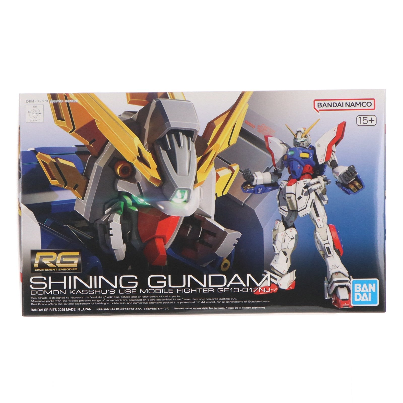 【中古即納】[PTM] (再販) RG 1/144 シャイニングガンダム 機動武闘伝Gガンダム プラモデル(5068558) バンダイスピリッツ(20260401)