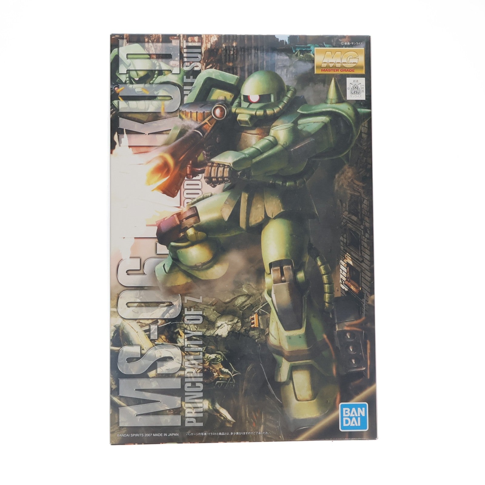 【中古即納】[PTM] MG 1/100 MS-06J ザク Ver.2.0 機動戦士ガンダム プラモデル(5061580) バンダイスピリッツ(20210629)
