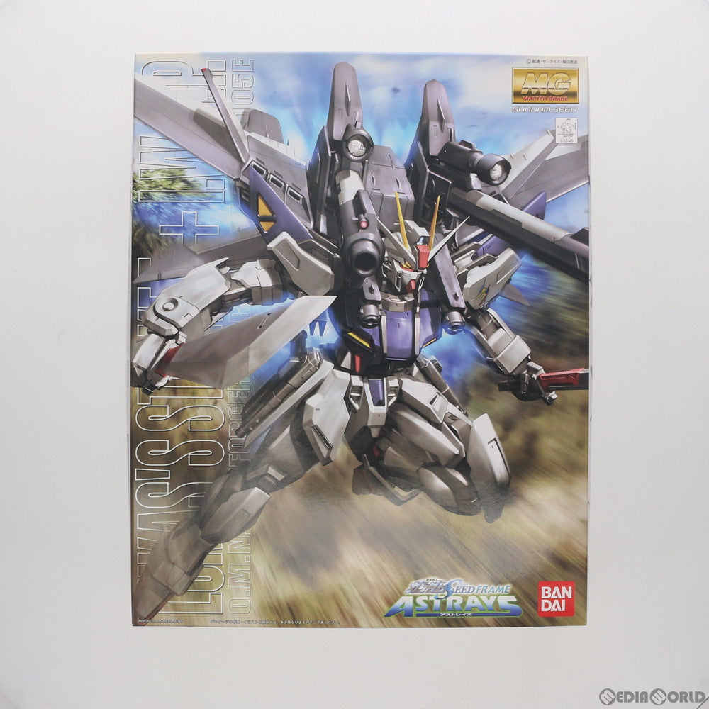 【中古即納】[PTM] MG 1/100 GAT-X105E ストライクE+IWSP(ルカス・オドネル専用機) 機動戦士ガンダムSEED FRAME ASTRAYS(シード フレイムアストレイズ) プラモデル(2031703) バンダイ(20080228)