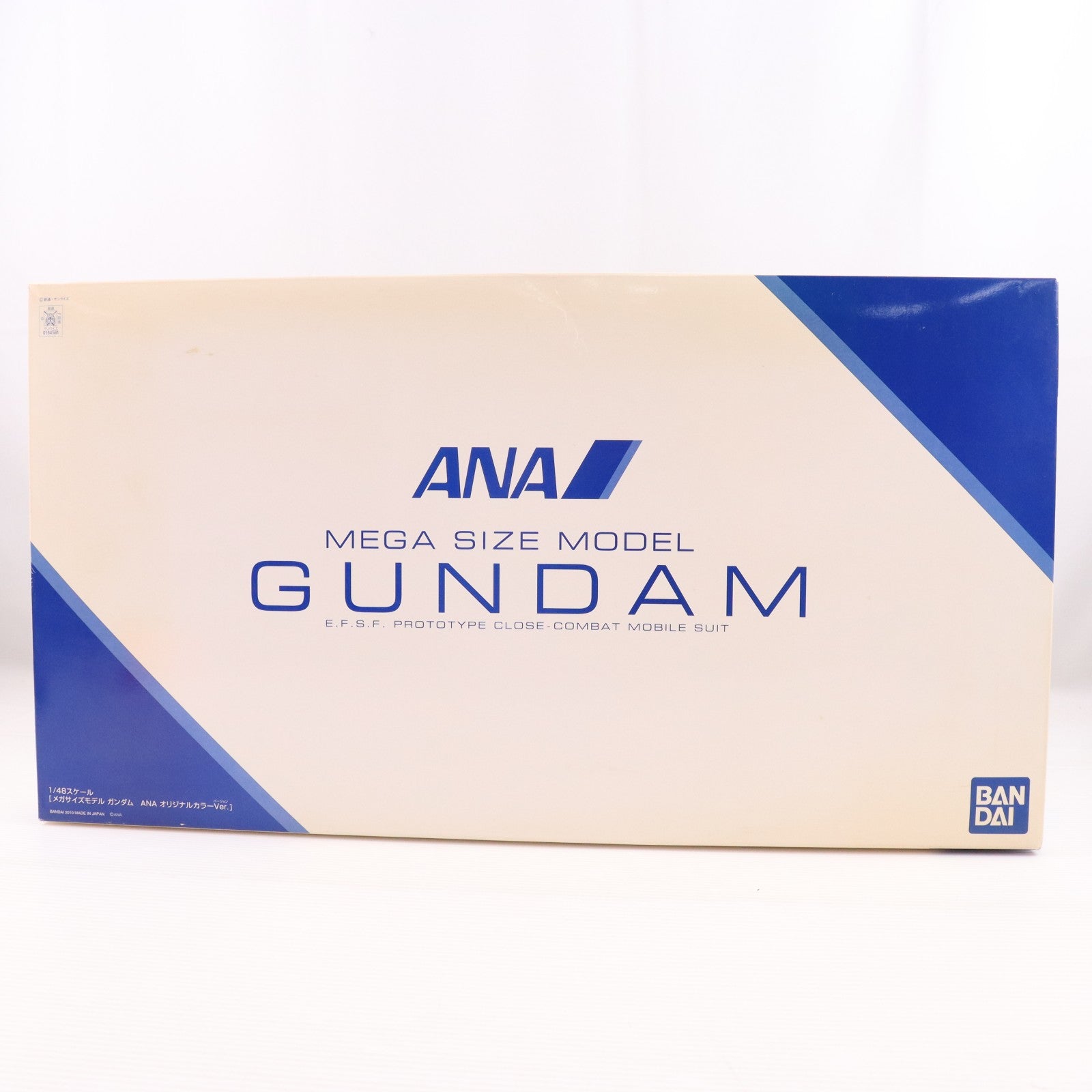 【中古即納】[PTM] ANA×ガンダム SKYプロジェクト搭乗者限定 1/48 メガサイズモデル ガンダム ANAオリジナルカラーVer. 機動戦士ガンダム プラモデル(0164581) バンダイ(20100701)