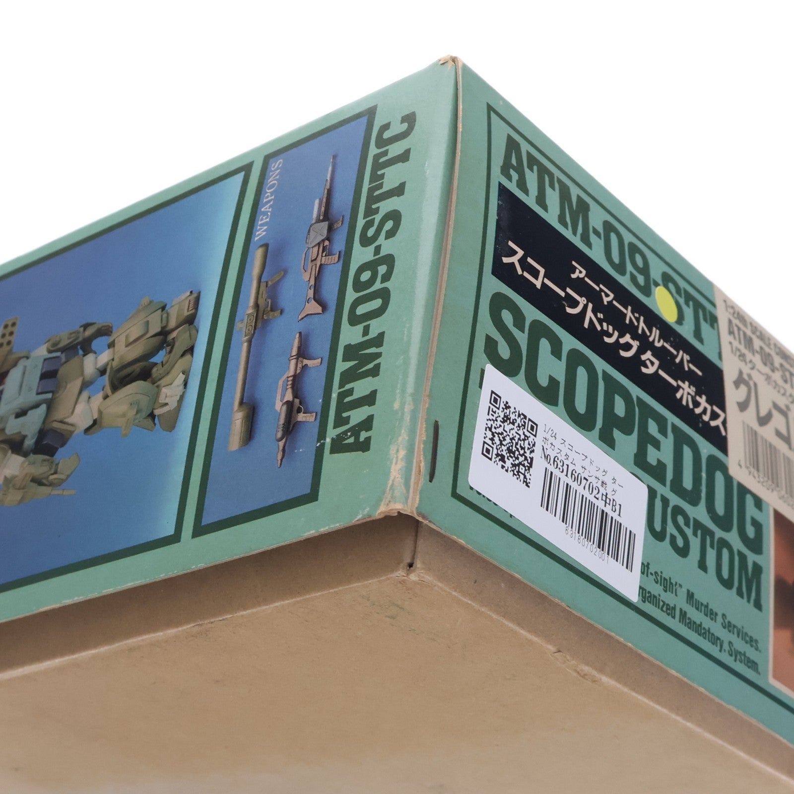 【中古即納】[PTM] 1/24 スコープドッグ ターボカスタム サンサ戦 グレゴルー機 装甲騎兵ボトムズ プラモデル(BK-26) ウェーブ(WAVE)(19991231)