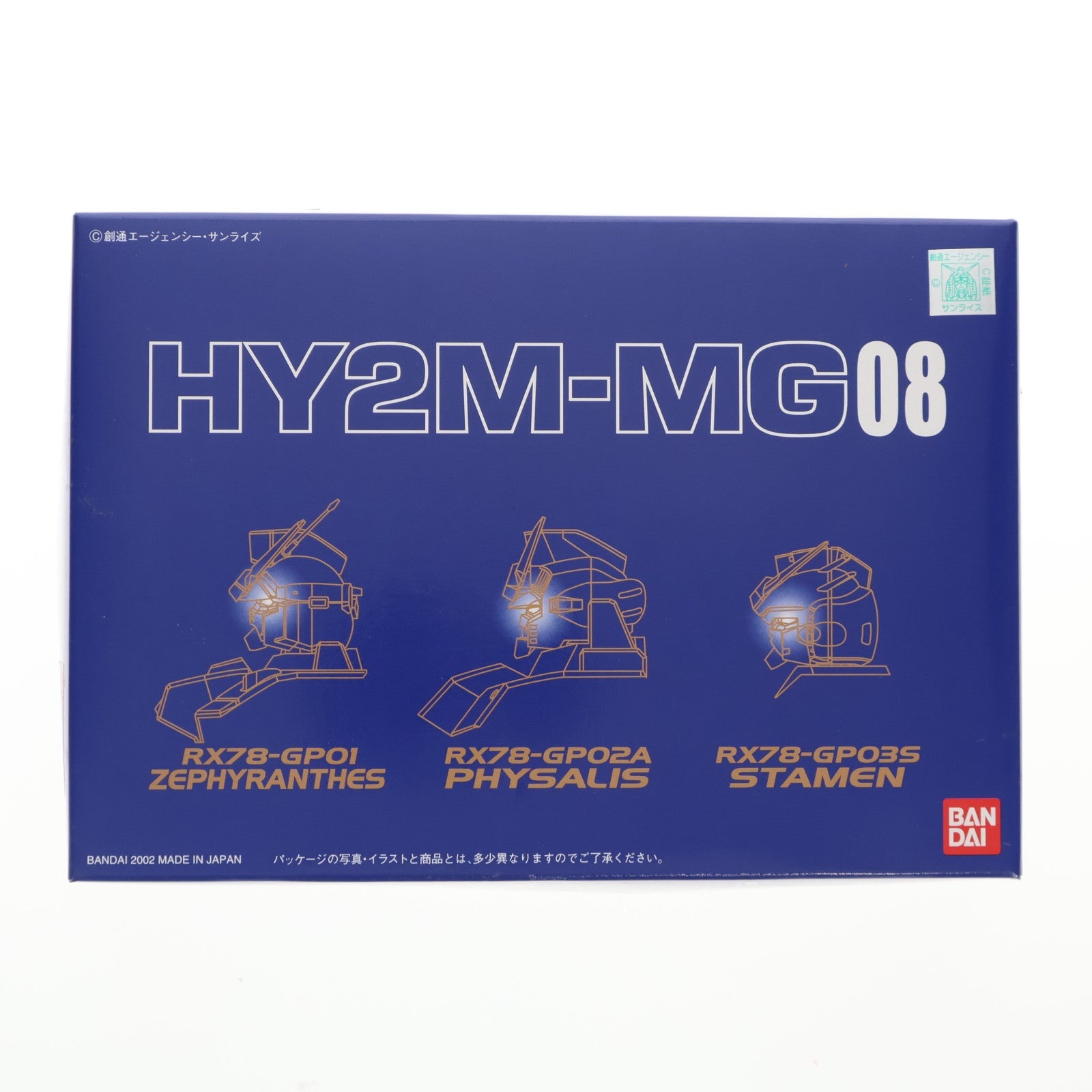 【中古即納】[PTM] 1/100 HY2M-MG08 LED発光ヘッドパーツセット(GP01/GP02/GP03) 機動戦士ガンダム0083 STARDUST MEMORY プラモデル用アクセサリ バンダイ(20021119)