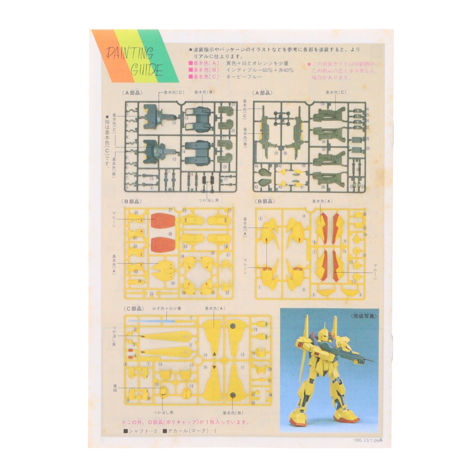 【中古即納】[PTM] 1/100 MSN-00100 百式 機動戦士Zガンダム プラモデル(0504922) バンダイ(19991231)
