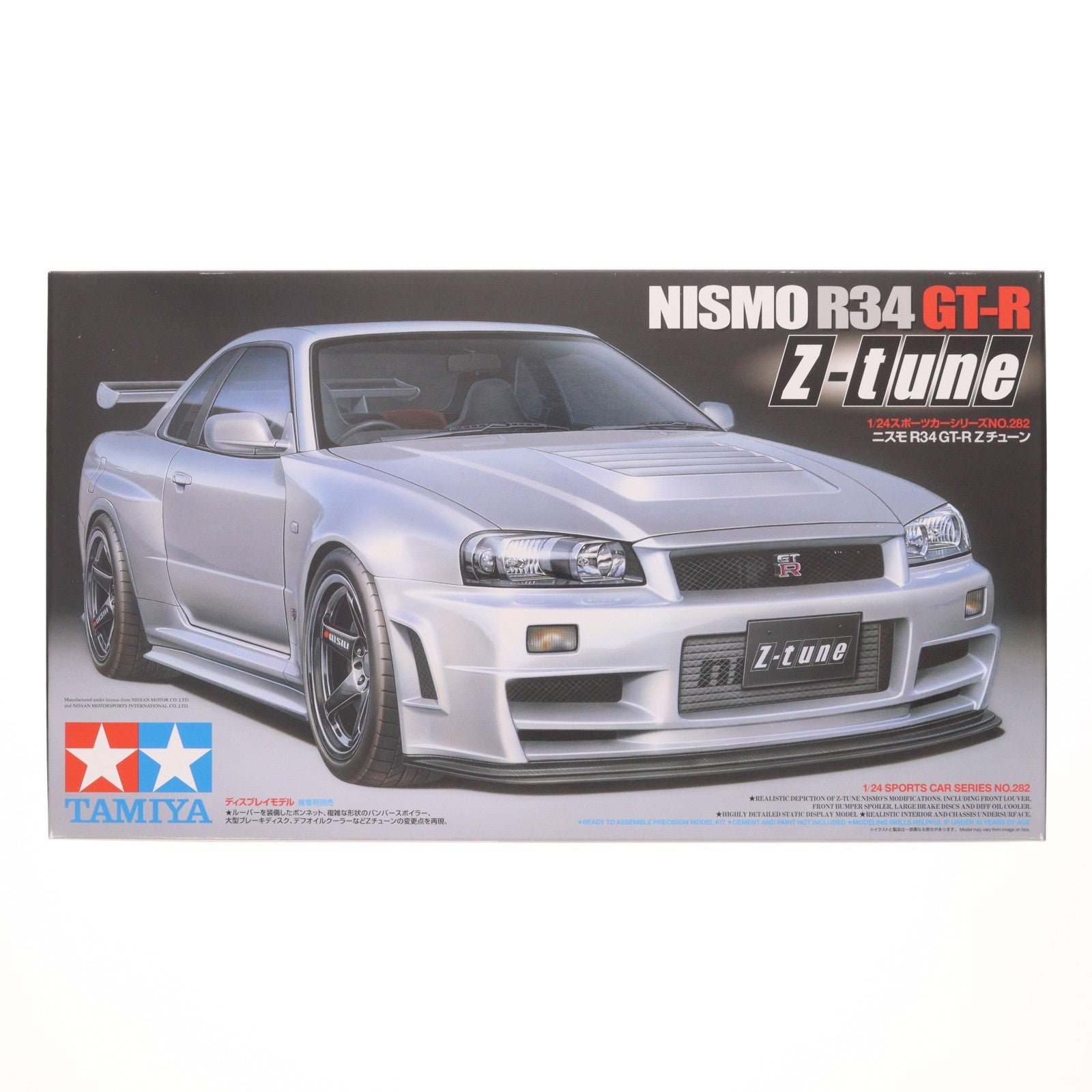 【中古即納】[PTM] スポーツカーシリーズ No.282 1/24 ニスモ R34GT-R Zチューン ディスプレイモデル プラモデル(24282) タミヤ(20111007)
