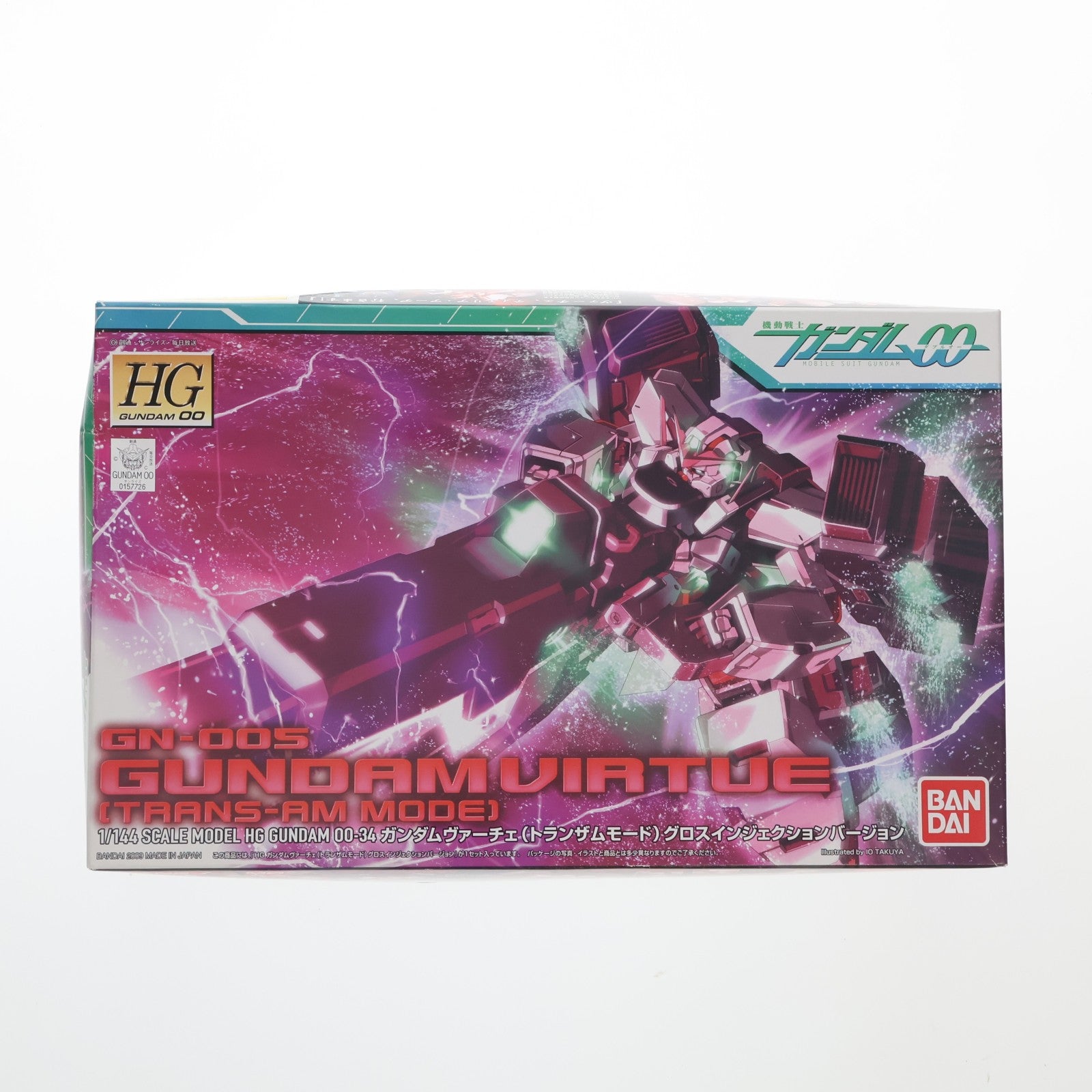 【中古即納】[PTM] HG 1/144 ガンダムヴァーチェ(トランザムモード) 機動戦士ガンダム00(ダブルオー) プラモデル バンダイ(20180525)