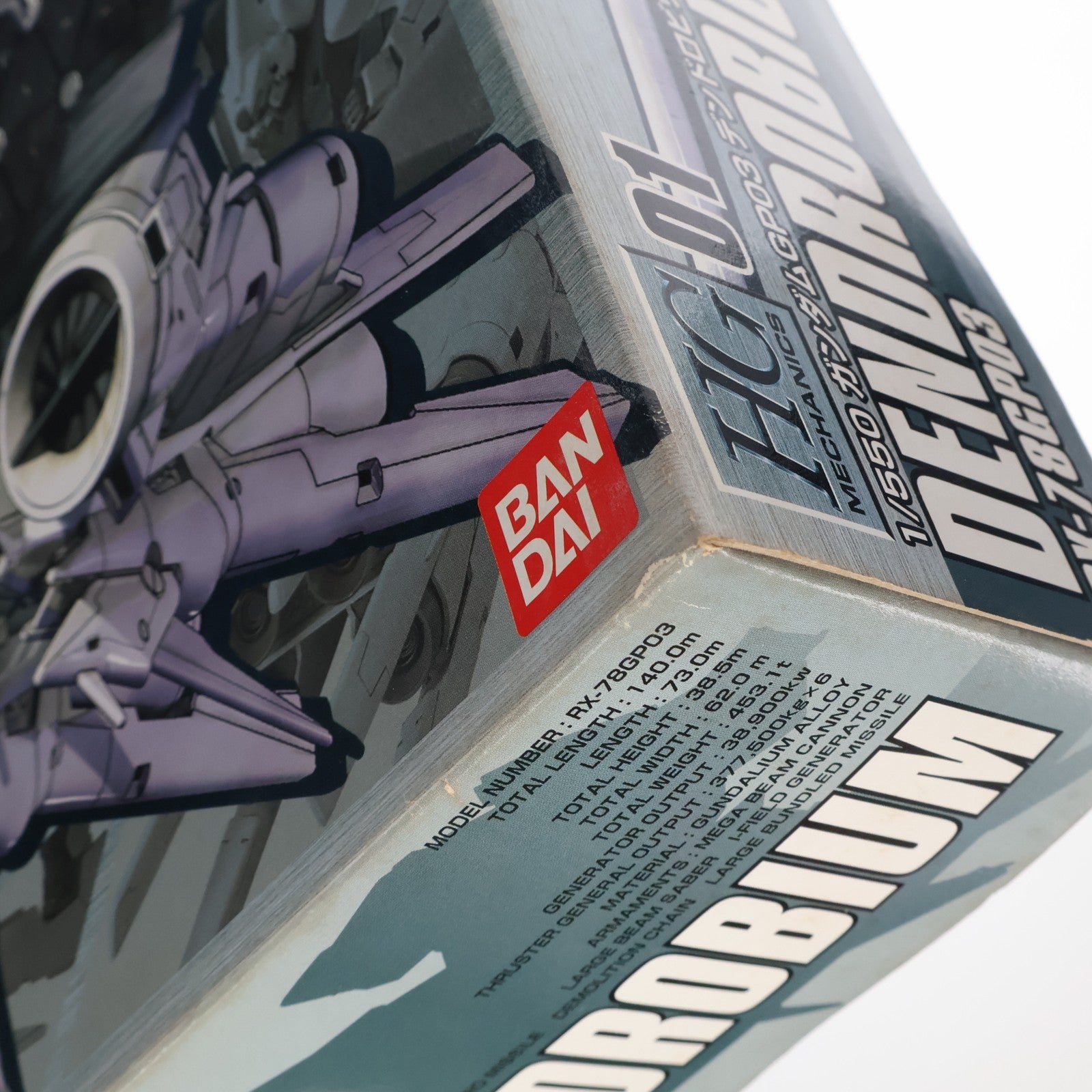 【中古即納】[PTM] HGM 1/550 RX-78GP03 デンドロビウム 機動戦士ガンダム0083 STARDUST MEMORY(スターダストメモリー) プラモデル(0103908) バンダイ(20010731)