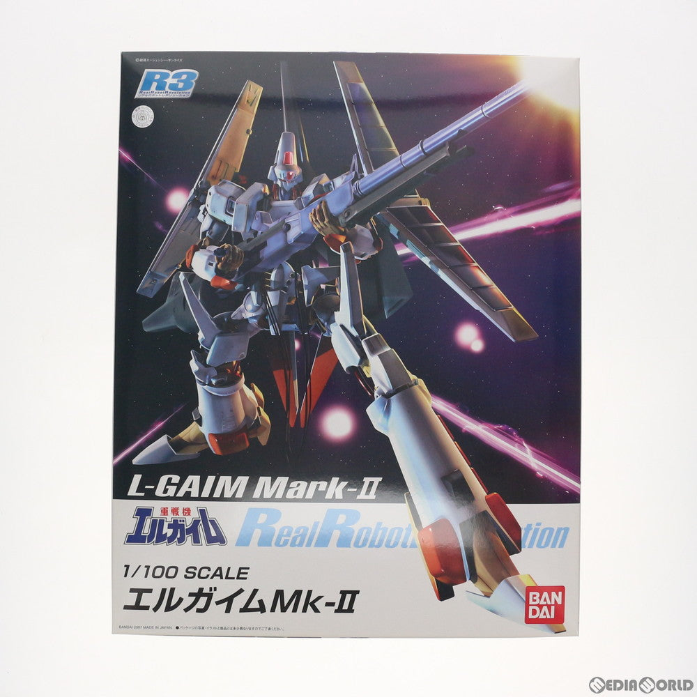 【中古即納】[PTM] R3(リアルロボットレボリューション) 1/100 エルガイム Mk-II 重戦機エルガイム プラモデル(0148837) バンダイ(20190423)
