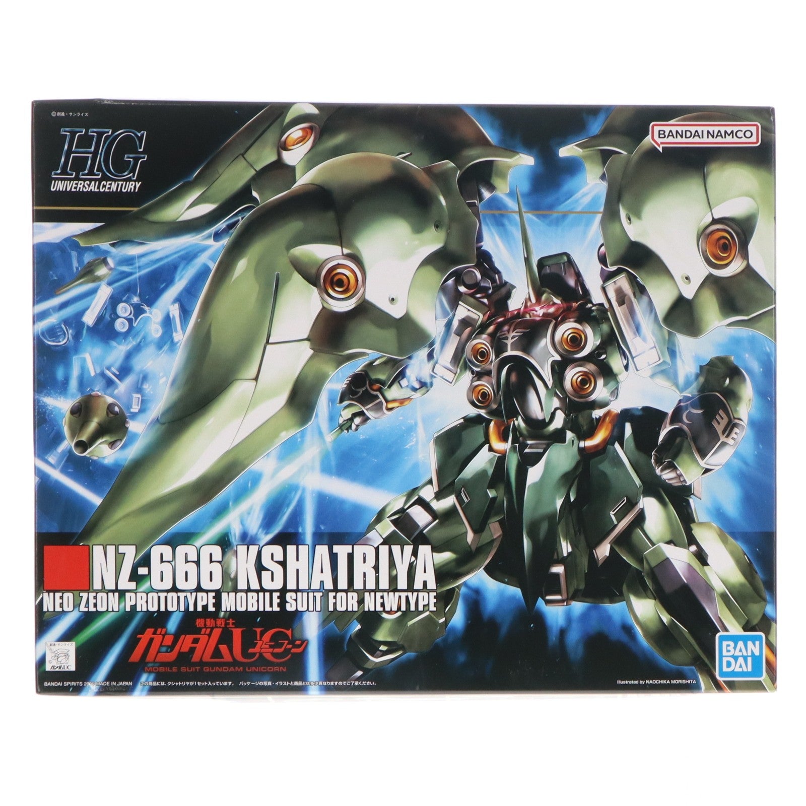 【中古即納】[PTM] HGUC 1/144 NZ-666 クシャトリヤ 機動戦士ガンダムUC(ユニコーン) プラモデル(5058263) バンダイスピリッツ(20190719)
