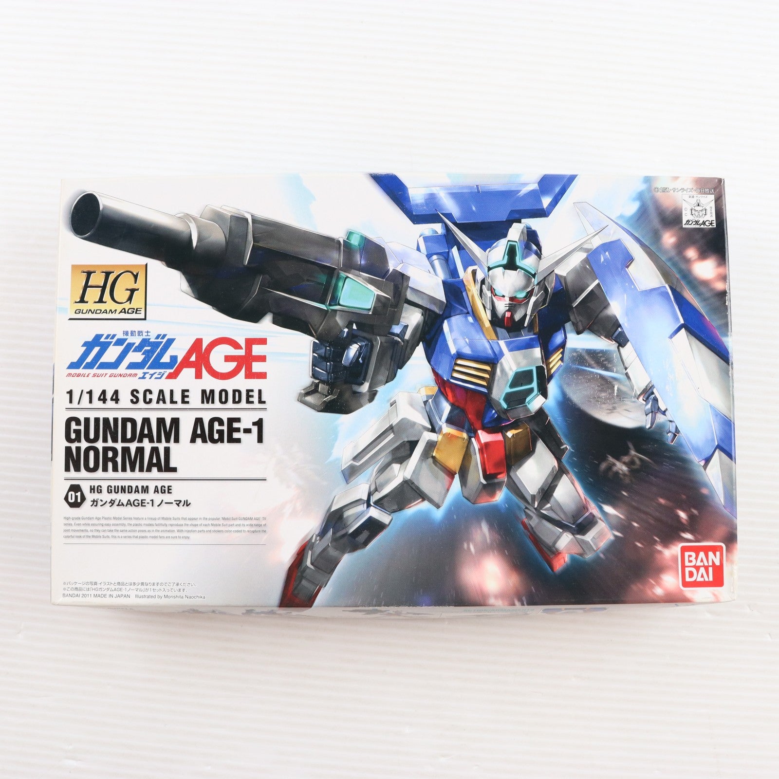 【中古即納】[PTM] HG 1/144 ガンダムAGE-1 ノーマル 機動戦士ガンダムAGE(エイジ) プラモデル(171062) バンダイ(20171129)