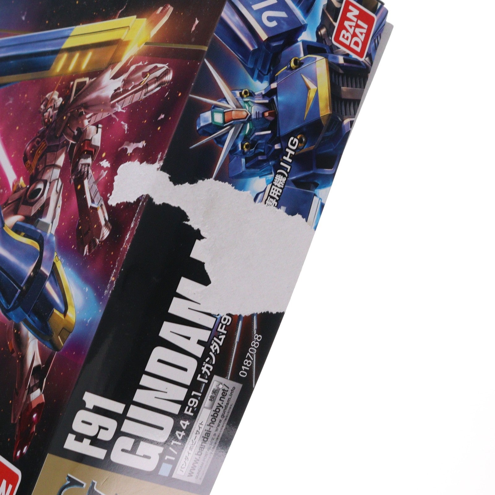 【中古即納】[PTM] HGUC 1/144 ガンダムF91 ハリソン・マディン専用機 機動戦士クロスボーン・ガンダム プラモデル(0187088) バンダイ(20181212)