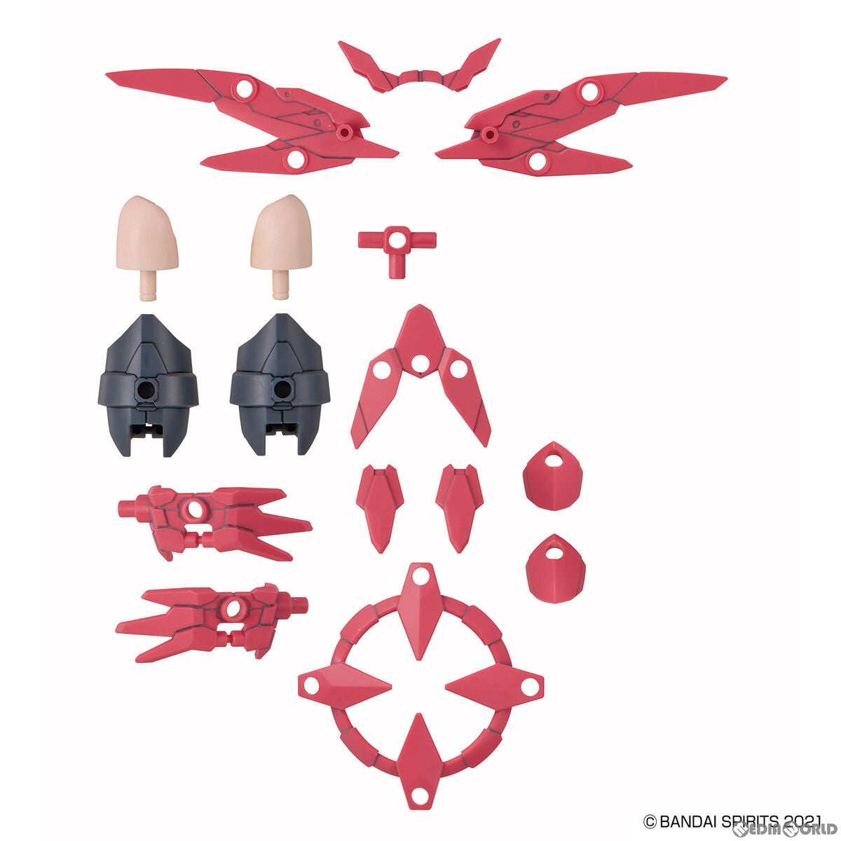 【中古即納】[PTM] (再販) 30MS オプションパーツセット2(フライトアーマー) 30 MINUTES SISTERS(サーティミニッツシスターズ) プラモデル用アクセサリ(2561686) バンダイスピリッツ(20240530)