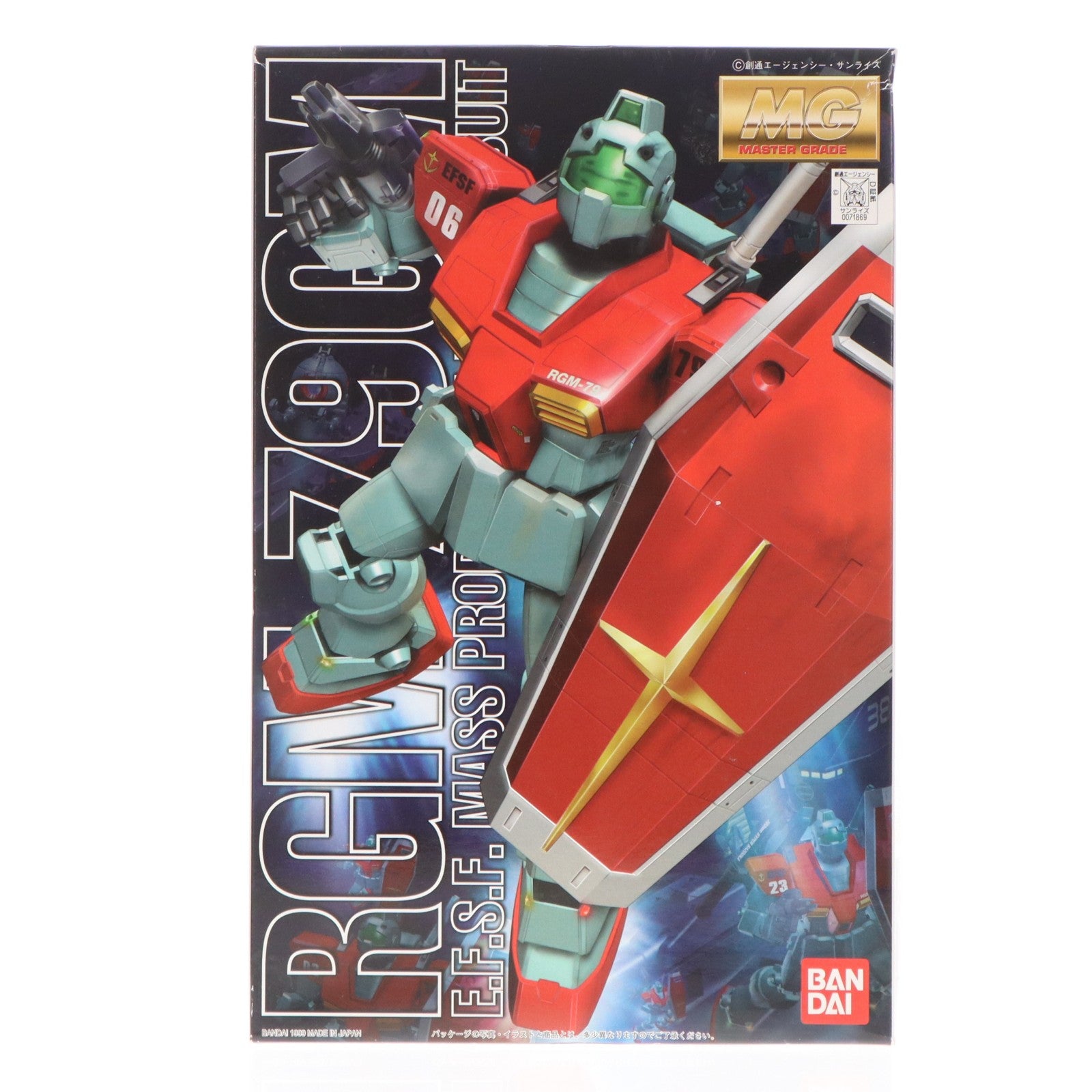 【中古即納】[PTM] MG 1/100 RGM-79 ジム 機動戦士ガンダム プラモデル(0071869) バンダイ(20170224)