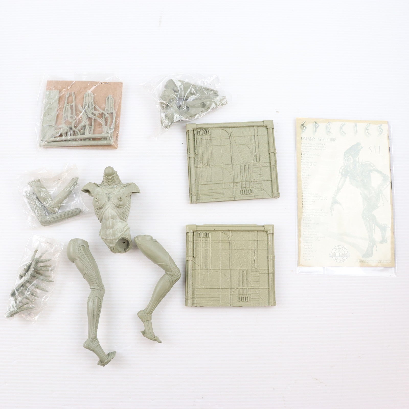 【中古即納】[FIG] SIL(シル) Species(スピーシーズ 種の起源) 1/8 ガレージキット フィギュア HORIZON(ホライゾン)(19991231)