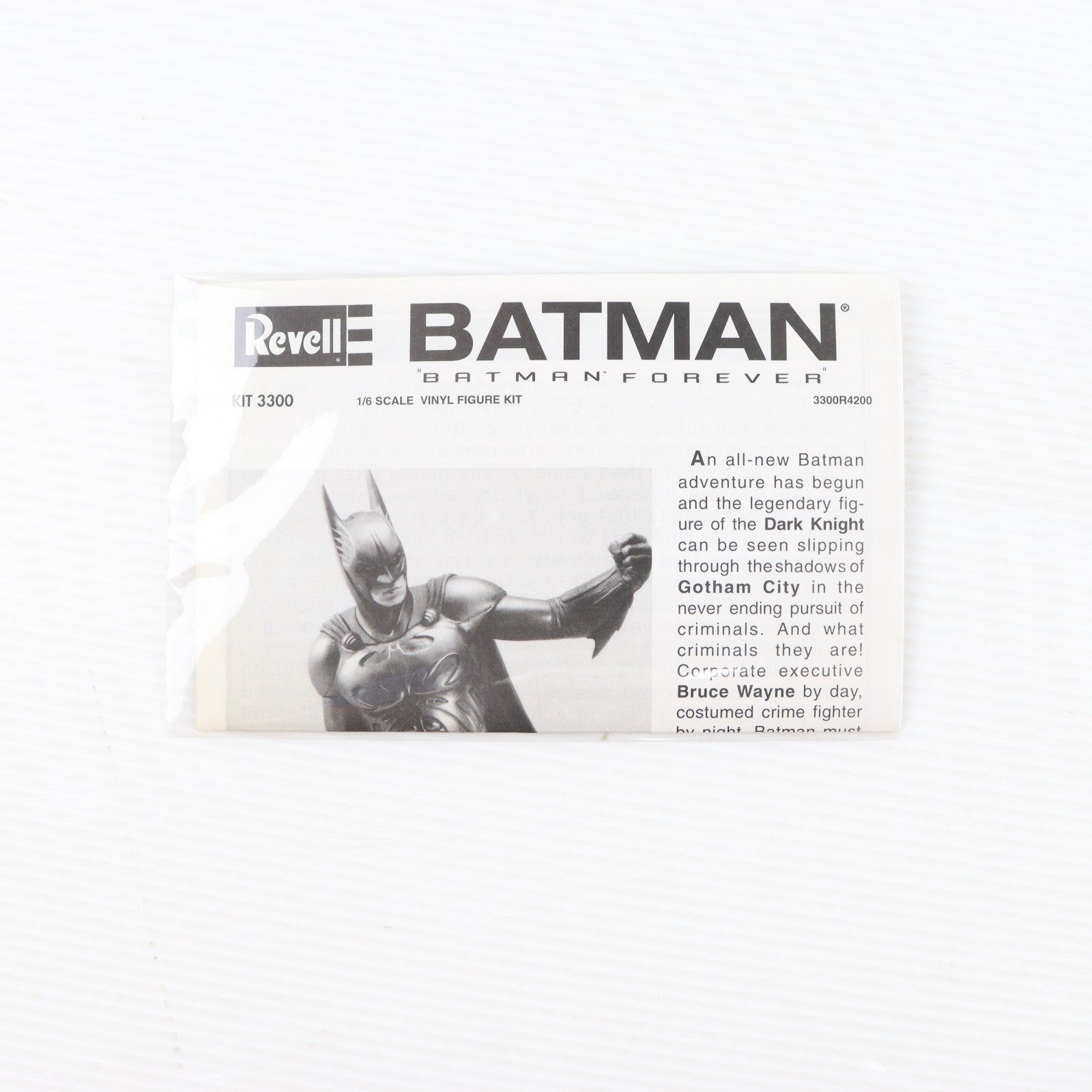 【中古即納】[SFT] バットマン フィギュア バットマン フォーエヴァー 1/6 ソフビキット Revell(レベル)(19991231)