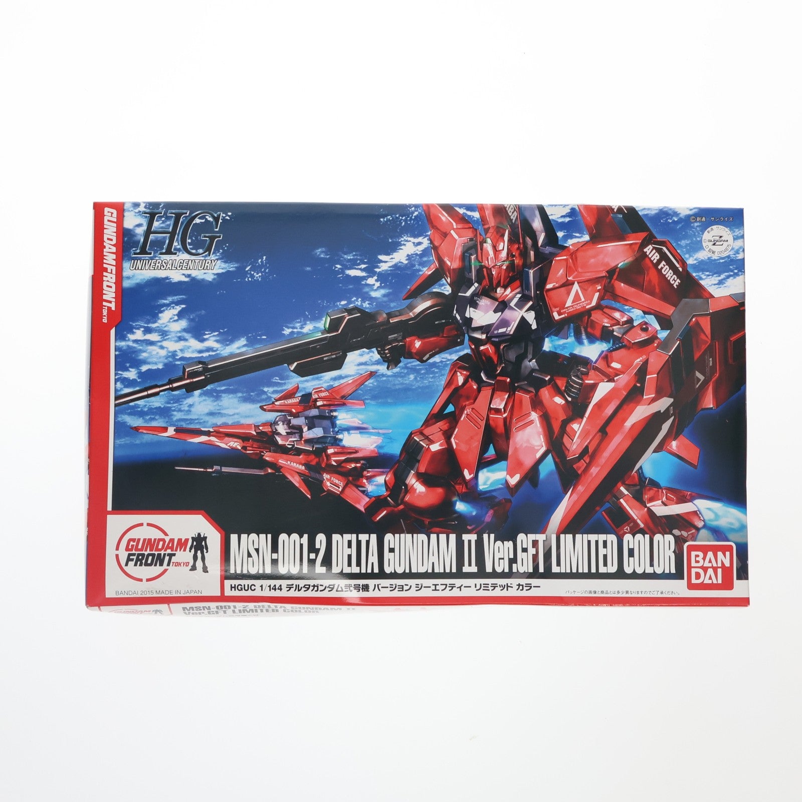 【中古即納】[PTM] ガンダムフロント東京限定 HGUC 1/144 MSN-001-2 デルタガンダム弐号機 Ver.GFT LIMITED COLOR 機動戦士ガンダムUC(ユニコーン) MSV プラモデル(0204875) バンダイ(20151107)