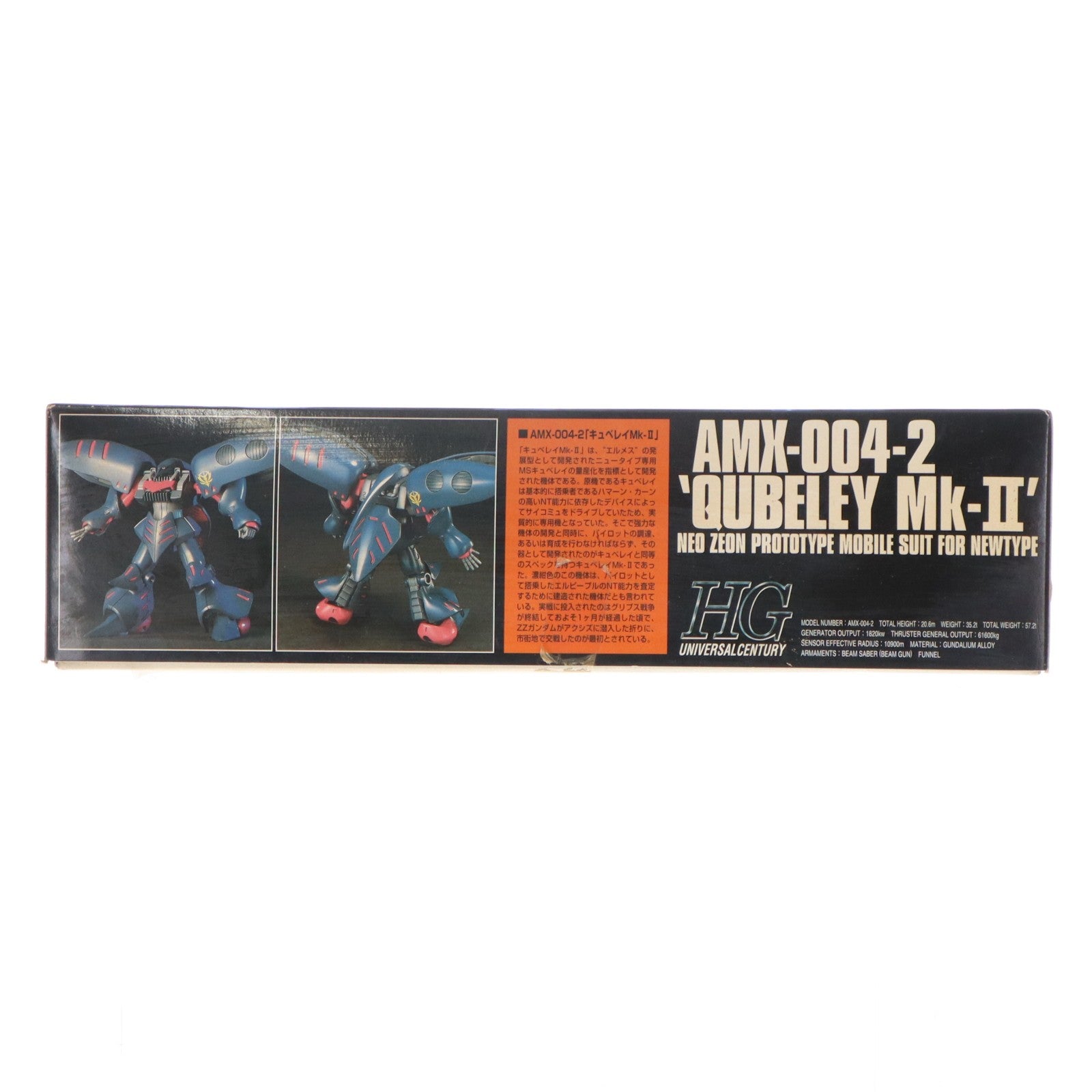 【中古即納】[PTM] HGUC 1/144 AMX-004-2 キュベレイMk-II 機動戦士ガンダムZZ(ダブルゼータ) プラモデル バンダイ(20000630)