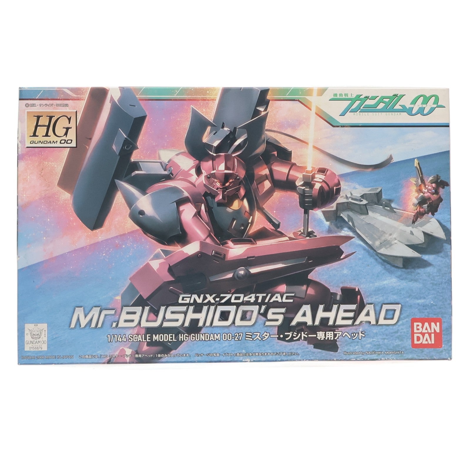 【中古即納】[PTM] HG 1/144 GNX-704T/AC ミスター・ブシドー専用アヘッド 機動戦士ガンダム00(ダブルオー) プラモデル(0156879) バンダイ(20181227)
