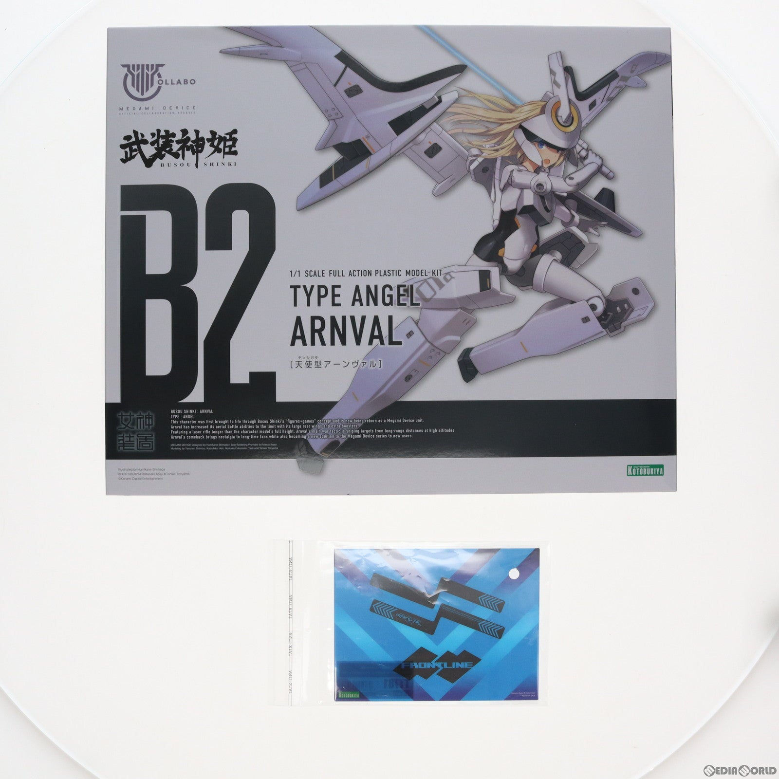 【中古即納】[PTM] KONAMI STYLE&コトブキヤショップ限定特典付属 メガミデバイス 1/1 天使型アーンヴァル 武装神姫(ぶそうしんき) プラモデル(KP377) コトブキヤ(20221127)