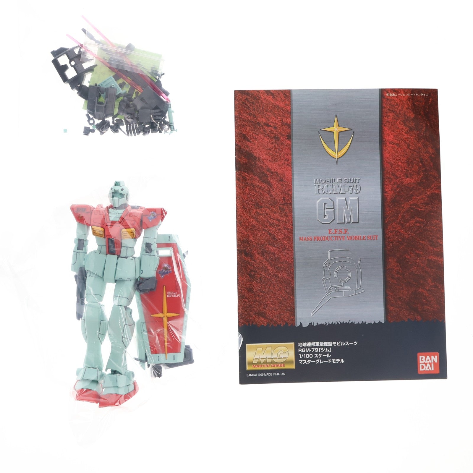 【中古即納】[PTM] MG 1/100 RGM-79 ジム 機動戦士ガンダム プラモデル(0071869) バンダイ(20170224)