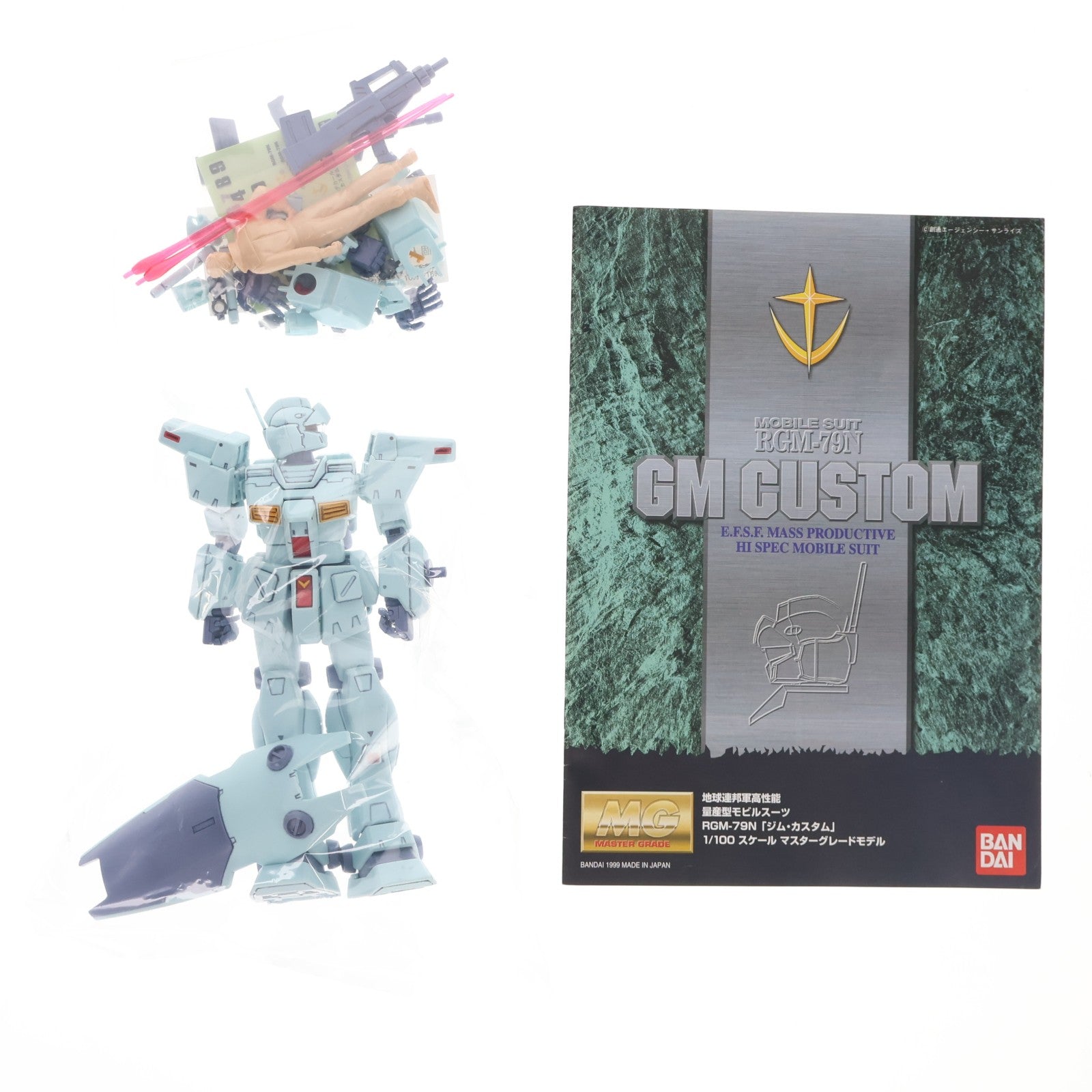 【中古即納】[PTM] MG 1/100 RGM-79N ジム・カスタム 機動戦士ガンダム0083 STARDUST MEMORY(スターダストメモリー) プラモデル(0071691) バンダイ(20180130)