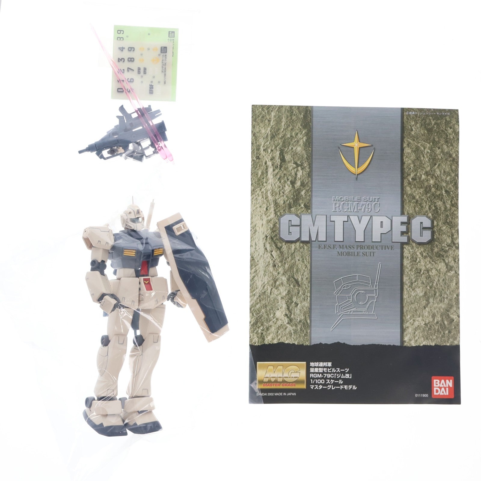 【中古即納】[PTM] MG 1/100 RGM-79C ジム改 機動戦士ガンダム0083 STARDUST MEMORY プラモデル(011900) バンダイ(20020630)