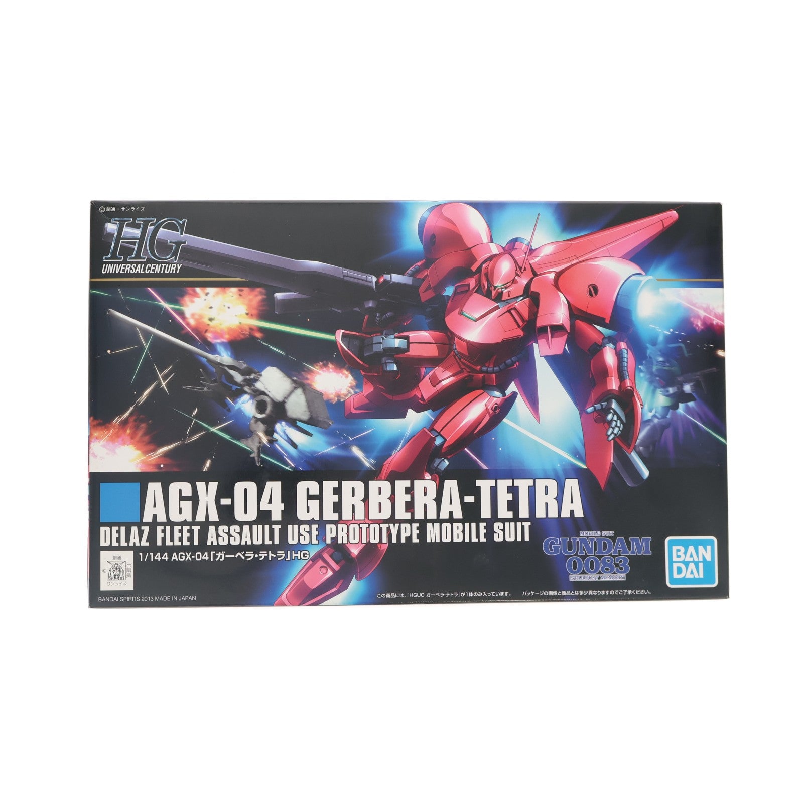 【中古即納】[PTM] (再販) HGUC 1/144 AGX-04 ガーベラ・テトラ 機動戦士ガンダム0083 STARDUST MEMORY(スターダストメモリー) プラモデル(5055886) バンダイスピリッツ(20260502)