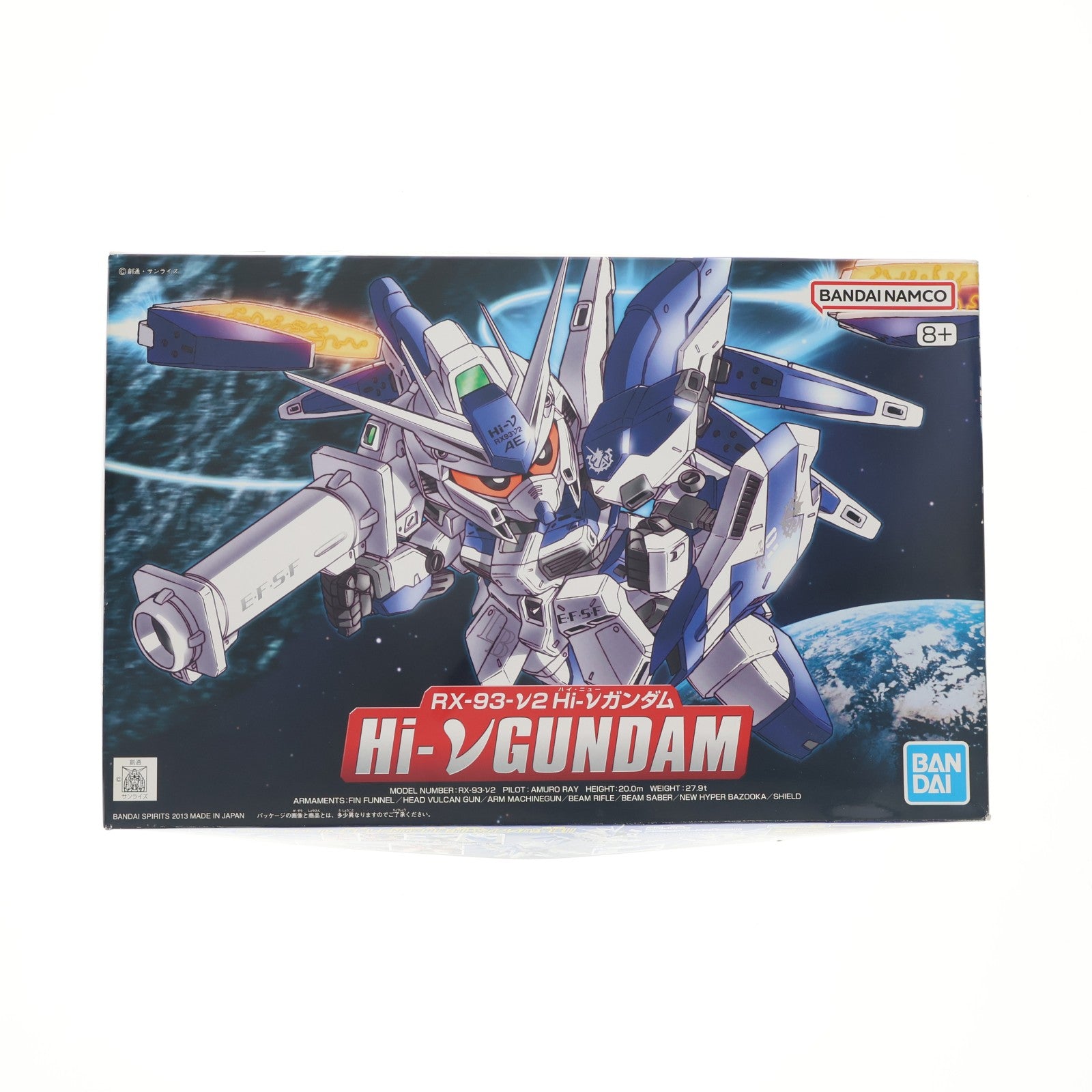 【中古即納】[PTM] (再販) SDガンダム BB戦士 384 Hi-νガンダム 機動戦士ガンダム 逆襲のシャア ベルトーチカ・チルドレン プラモデル バンダイスピリッツ(20240824)