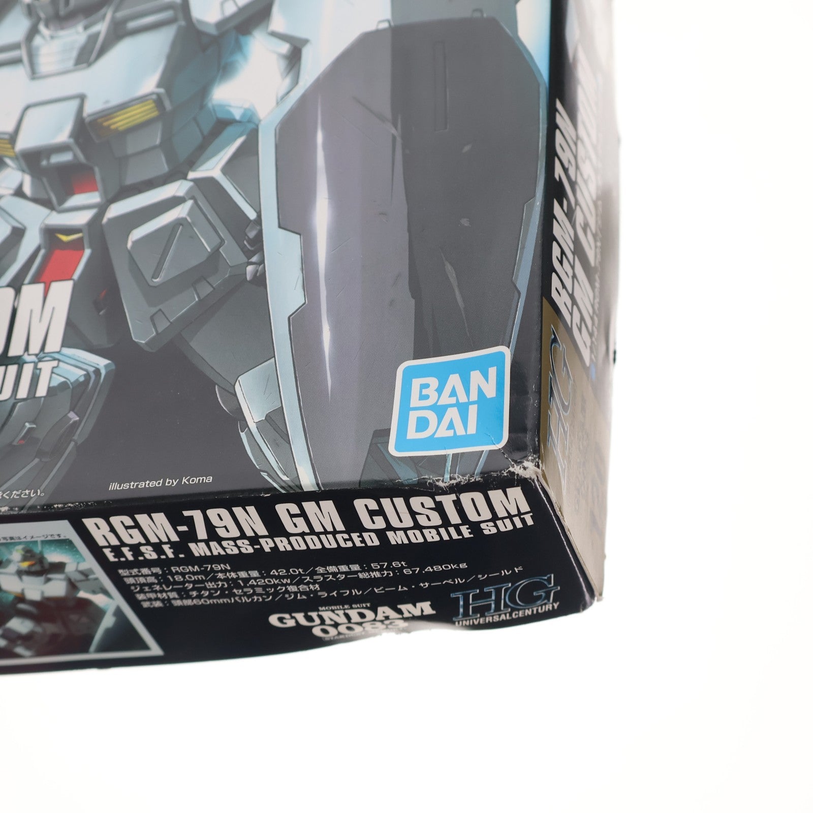 【中古即納】[PTM] HGUC 1/144 ジム・カスタム 機動戦士ガンダム0083 STARDUST MEMORY(スターダストメモリー) プラモデル バンダイスピリッツ(20240410)