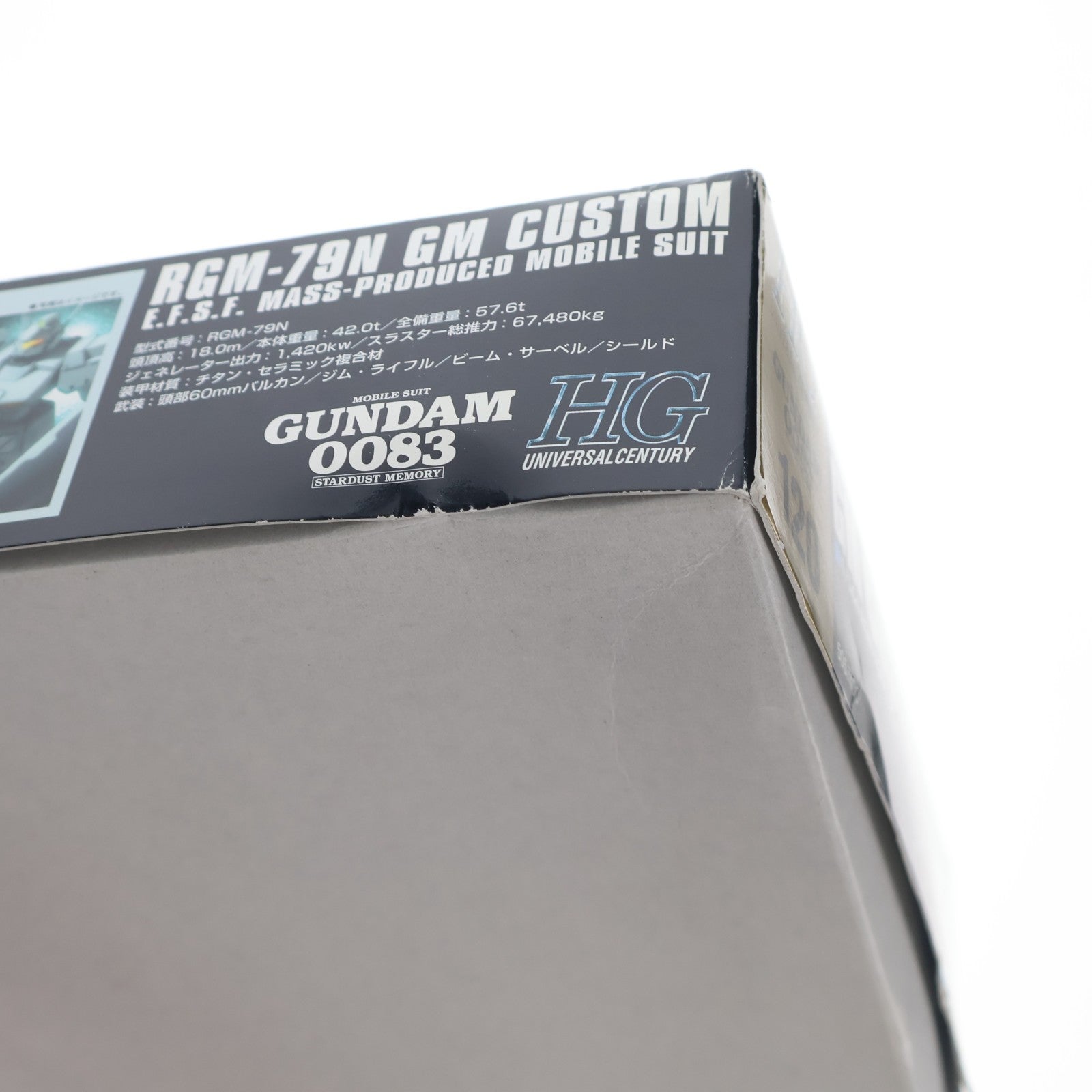 【中古即納】[PTM] HGUC 1/144 ジム・カスタム 機動戦士ガンダム0083 STARDUST MEMORY(スターダストメモリー) プラモデル バンダイスピリッツ(20240410)