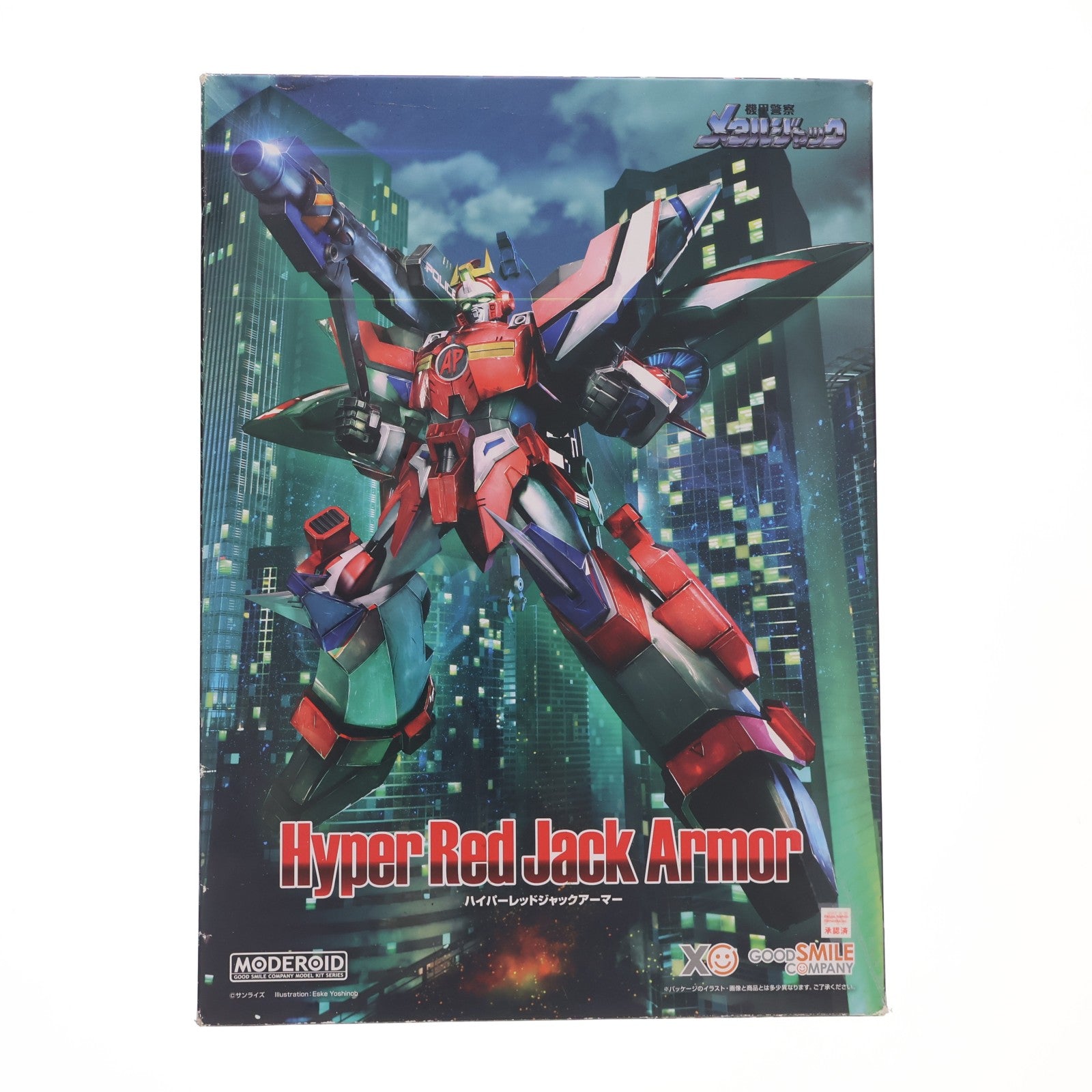 【中古即納】[PTM] MODEROID(モデロイド) ハイパーレッドジャックアーマー 機甲警察メタルジャック プラモデル グッドスマイルカンパニー(20231130)