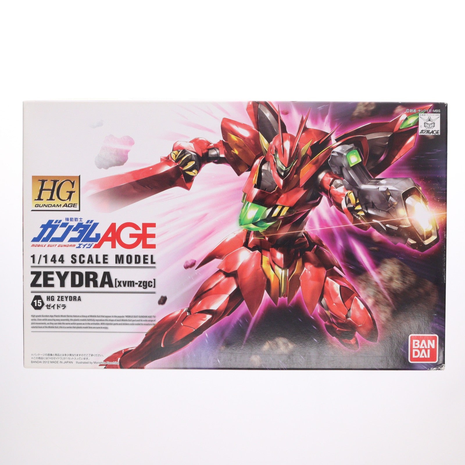 【中古即納】[PTM] HG 1/144 ゼイドラ 機動戦士ガンダムAGE(エイジ) プラモデル(0175300) バンダイ(20200430)