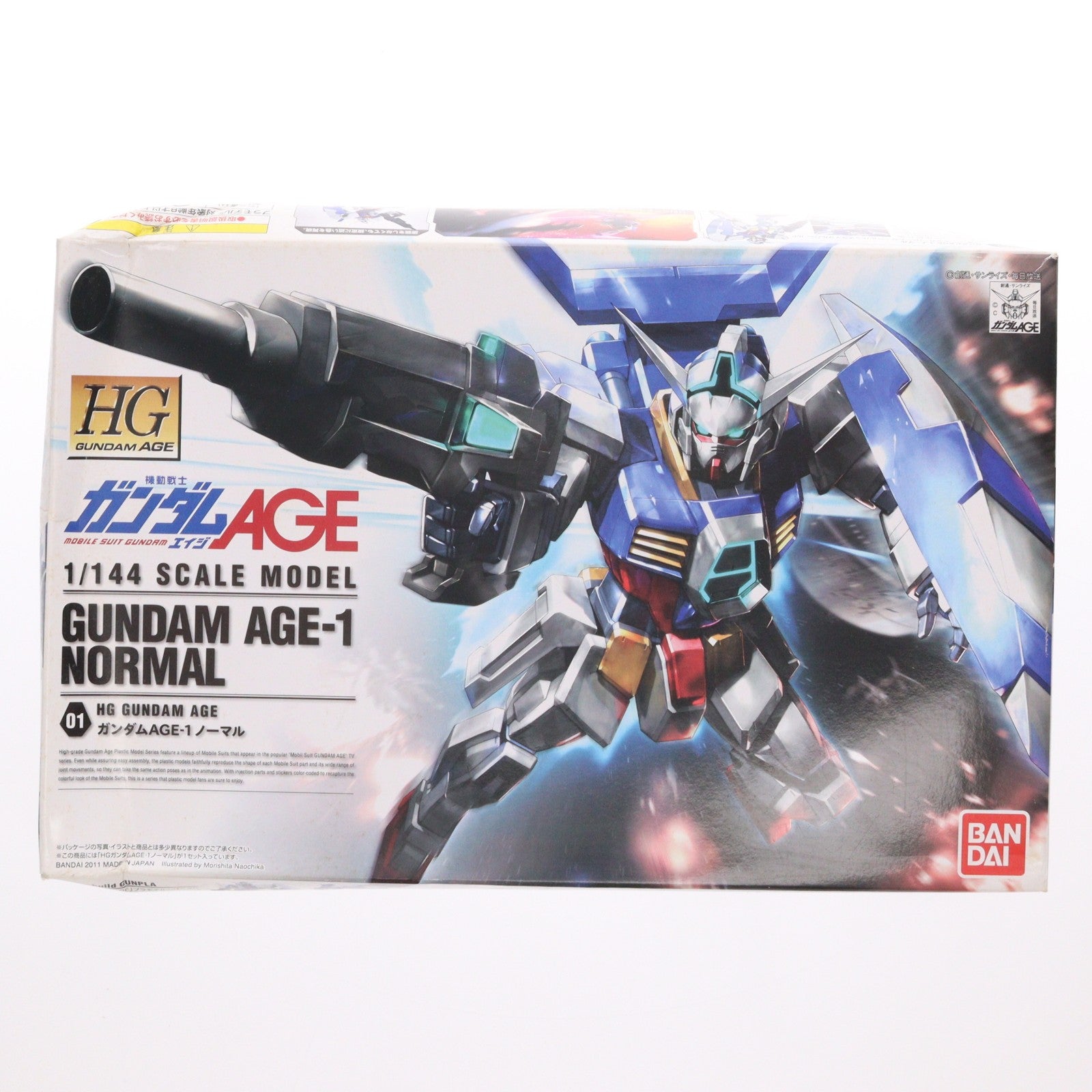 【中古即納】[PTM] HG 1/144 ガンダムAGE-1 ノーマル 機動戦士ガンダムAGE(エイジ) プラモデル(171062) バンダイ(20171129)