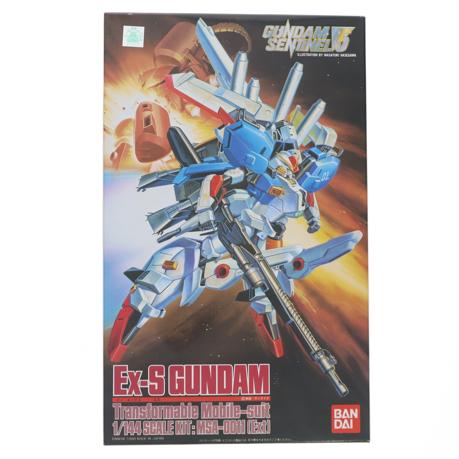 【中古即納】[PTM] 1/144 MSA-0011 Ex-S ガンダム ガンダム・センチネル プラモデル(0025052) バンダイ(20180410)