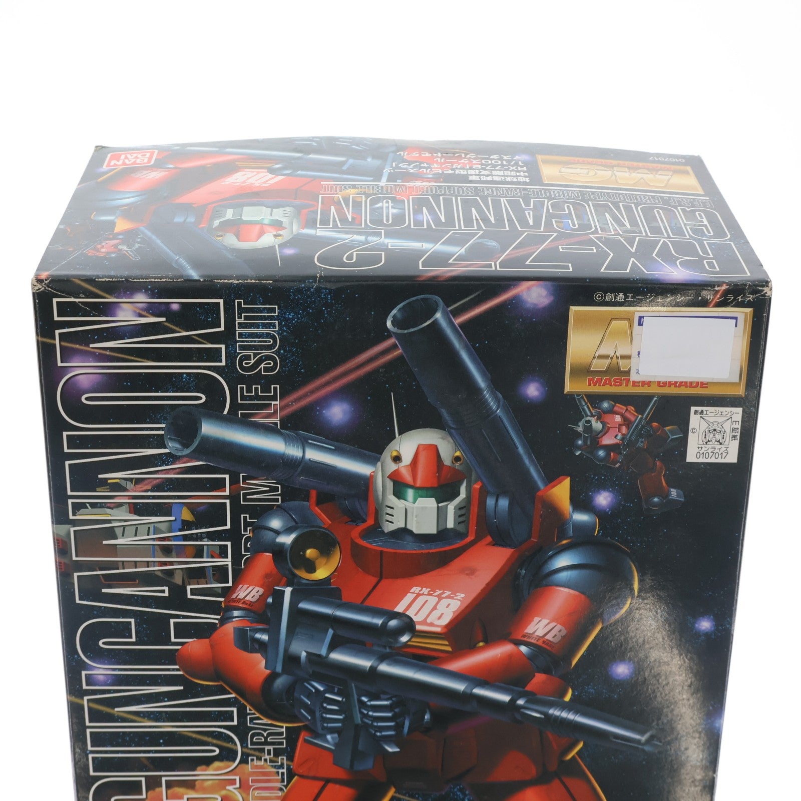 【中古即納】[PTM] MG 1/100 RX-77-2 ガンキャノン 機動戦士ガンダム プラモデル(0107017) バンダイ(20180919)