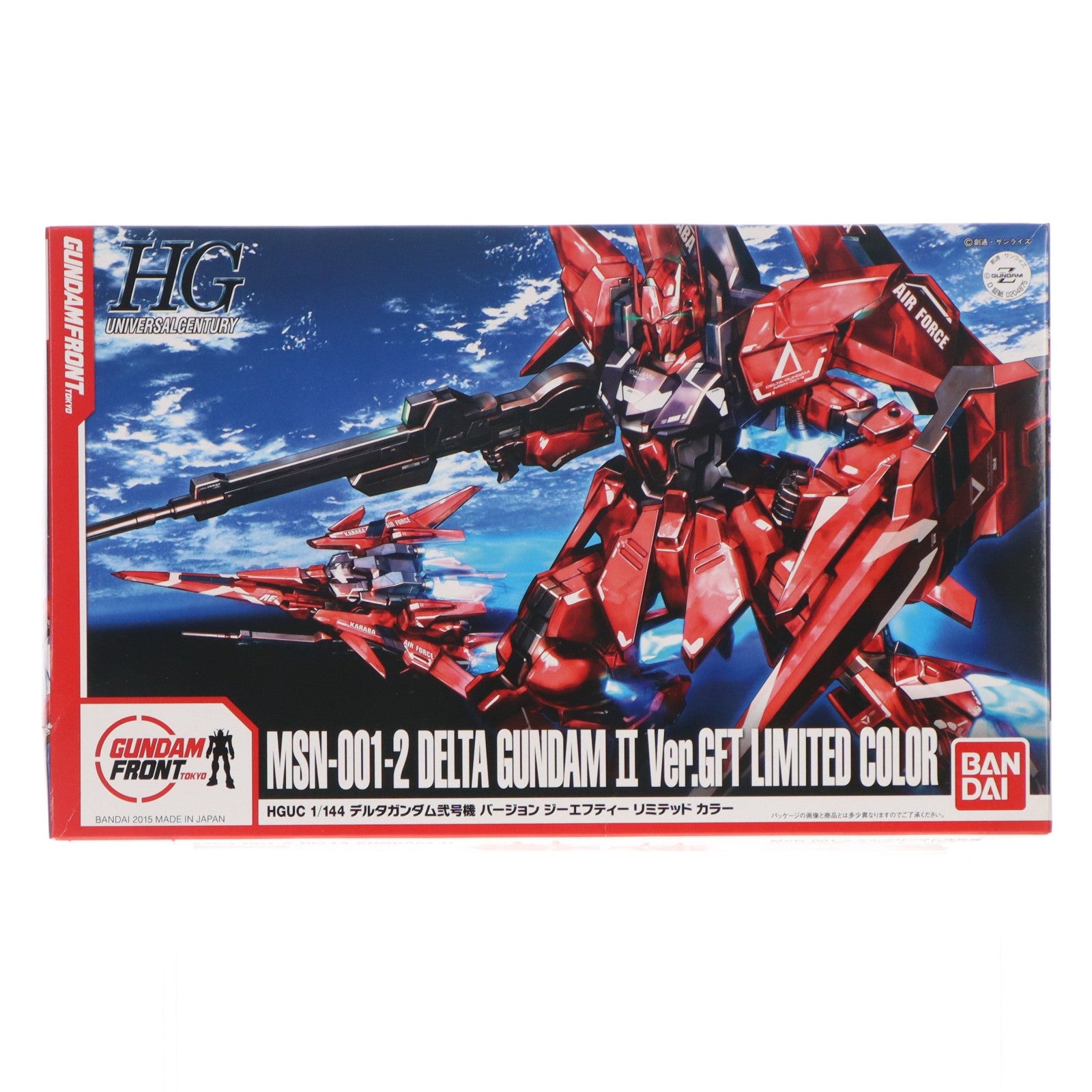【中古即納】[PTM] ガンダムフロント東京限定 HGUC 1/144 MSN-001-2 デルタガンダム弐号機 Ver.GFT LIMITED COLOR 機動戦士ガンダムUC(ユニコーン) MSV プラモデル(0204875) バンダイ(20151107)