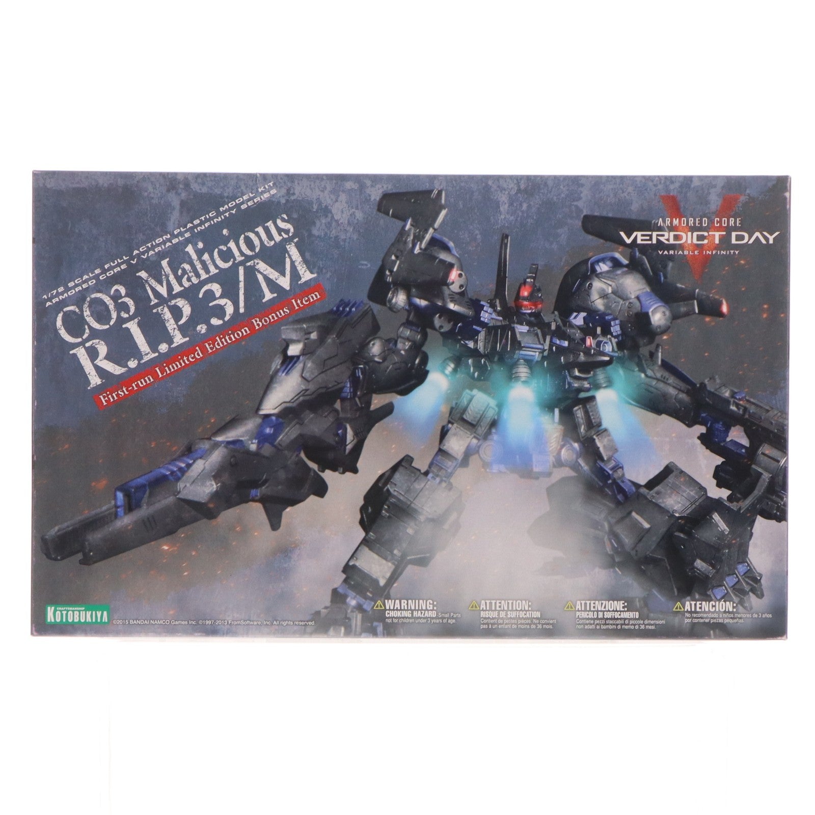 【中古即納】[PTM] V.I.シリーズ 1/72 CO3 Malicious R.I.P.3/M(ブルー・マグノリア搭乗機) 初回限定版 ARMORED CORE VERDICT DAY(アーマード・コア ヴァーディクトデイ) プラモデル(VI077) コトブキヤ(20150301)