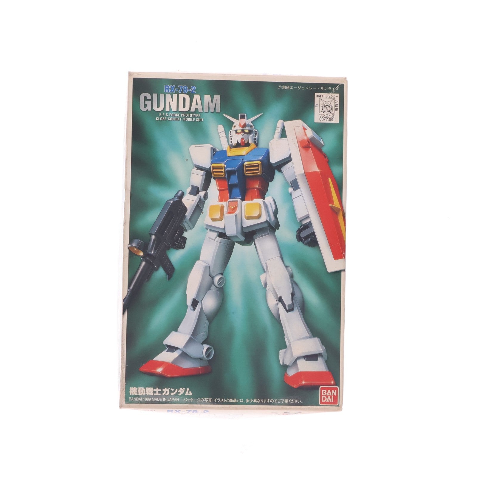 【中古即納】[PTM] FG 1/144 RX-78-2 ガンダム 機動戦士ガンダム プラモデル(FG-01) バンダイ(19990731)