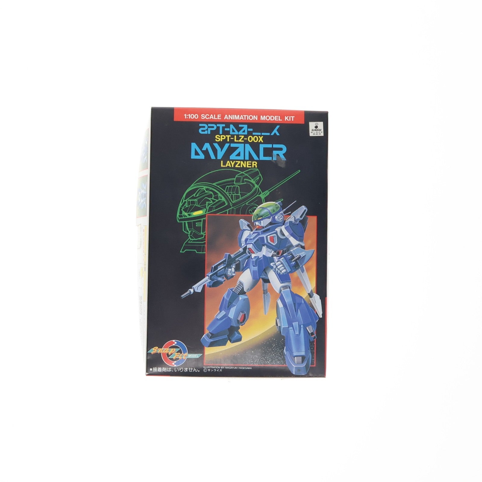【中古即納】[PTM] 1/100 SPT-LZ-00X レイズナー 蒼き流星SPTレイズナー プラモデル バンダイ(20030919)