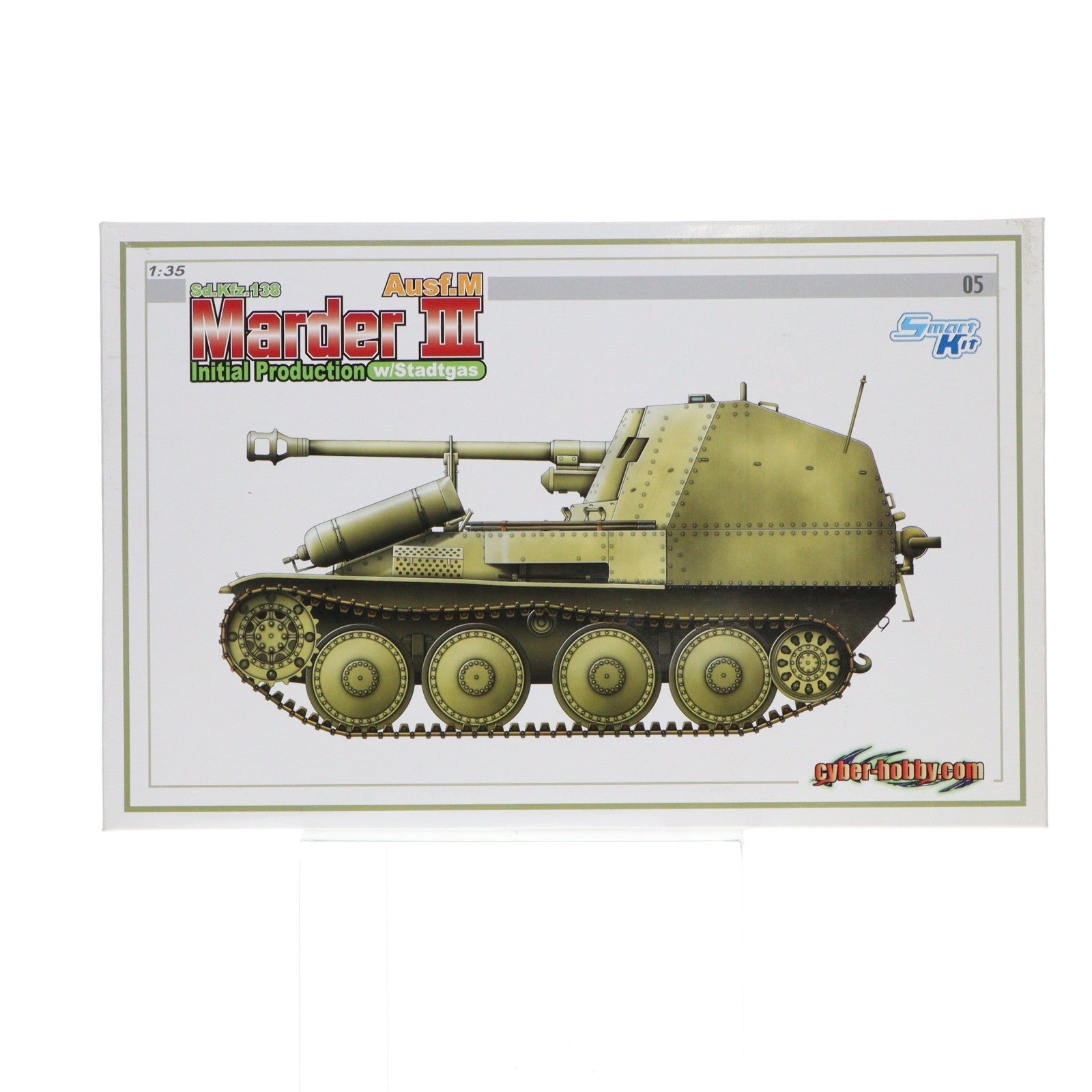 【中古即納】[PTM] 1/35 Sd.Kfz.138 マーダーIIIM型 液化ガス燃料車 プラモデル(6468) サイバーホビー(19991231)